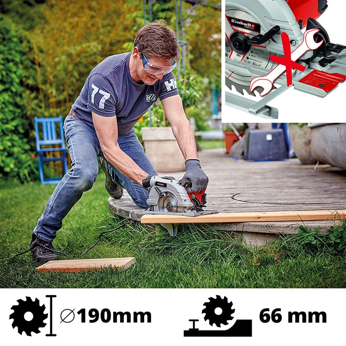 Einhell TE-CS 190/1 Daire Testere - 4331005