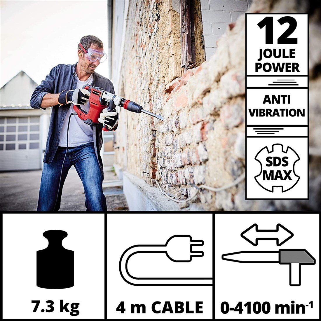 Einhell TE-DH 12 Kırıcı - 4139100