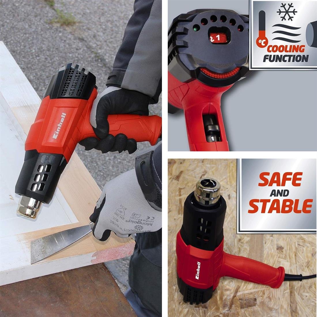 Einhell TE-HA 2000 E, Sıcak Hava Tabancası + 4520195
