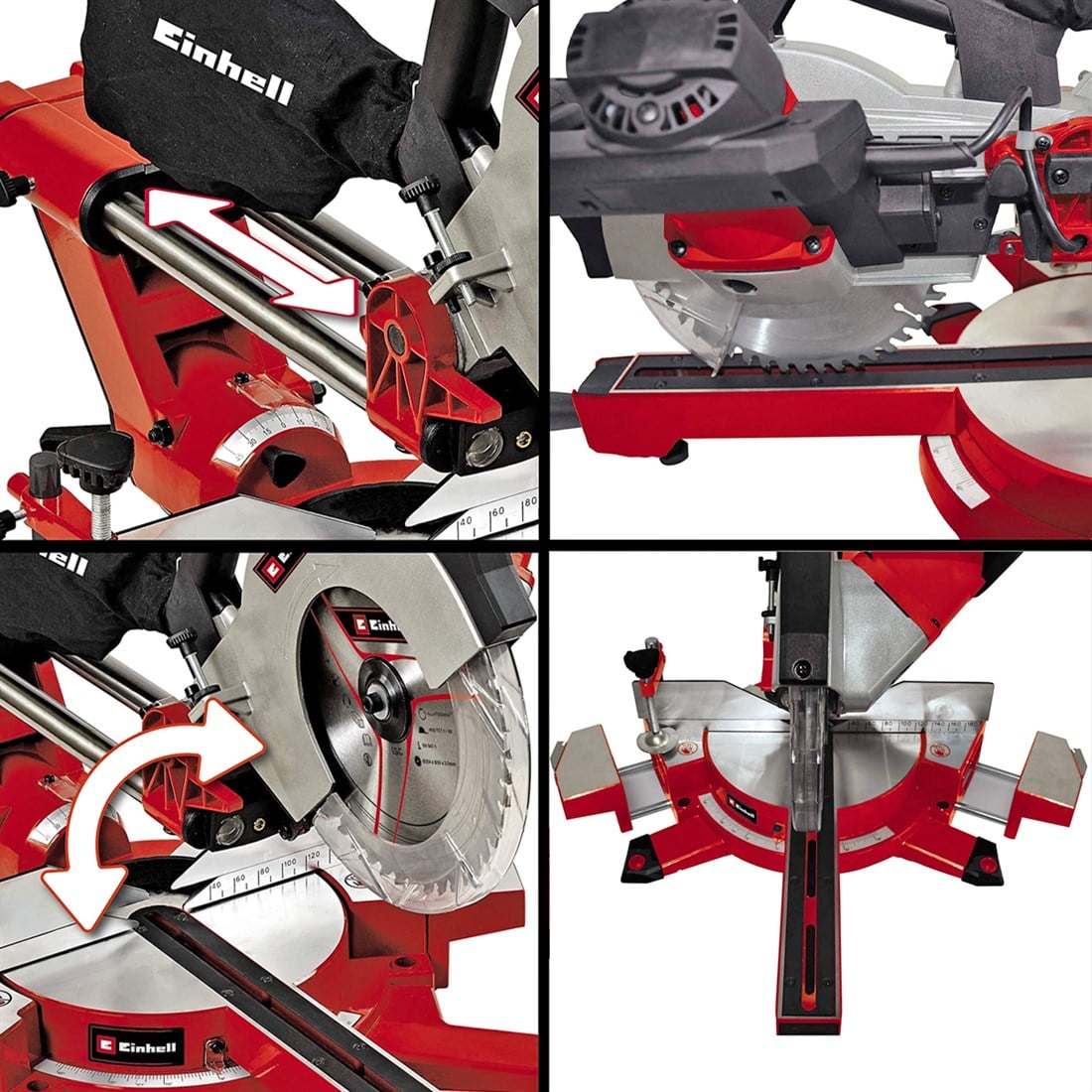 Einhell TE-SM 2534 Dual Gönye Testere - Pistonlu - 4300870