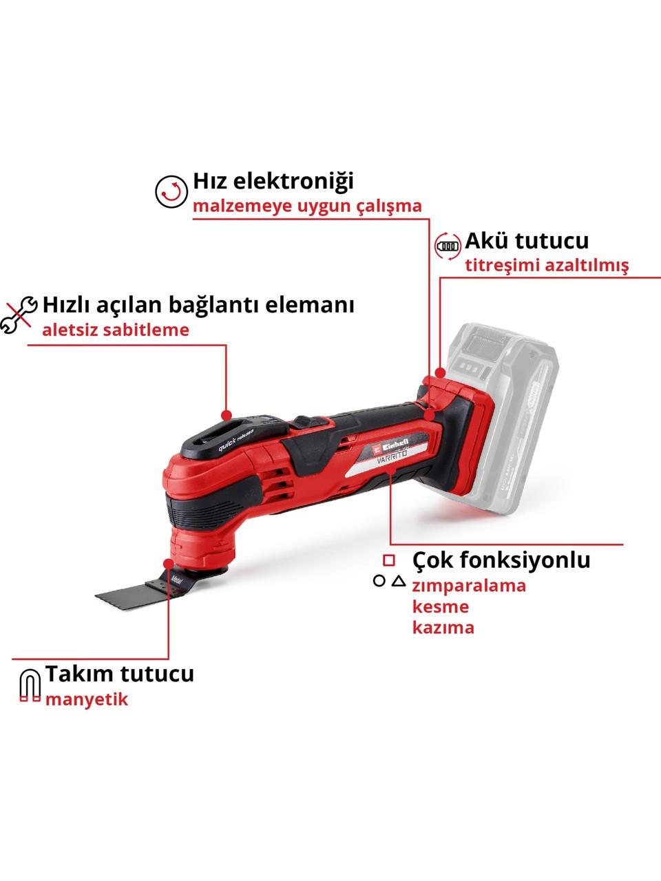 Einhell Varrıto Akülü Raspalama Makinesi - 4465160