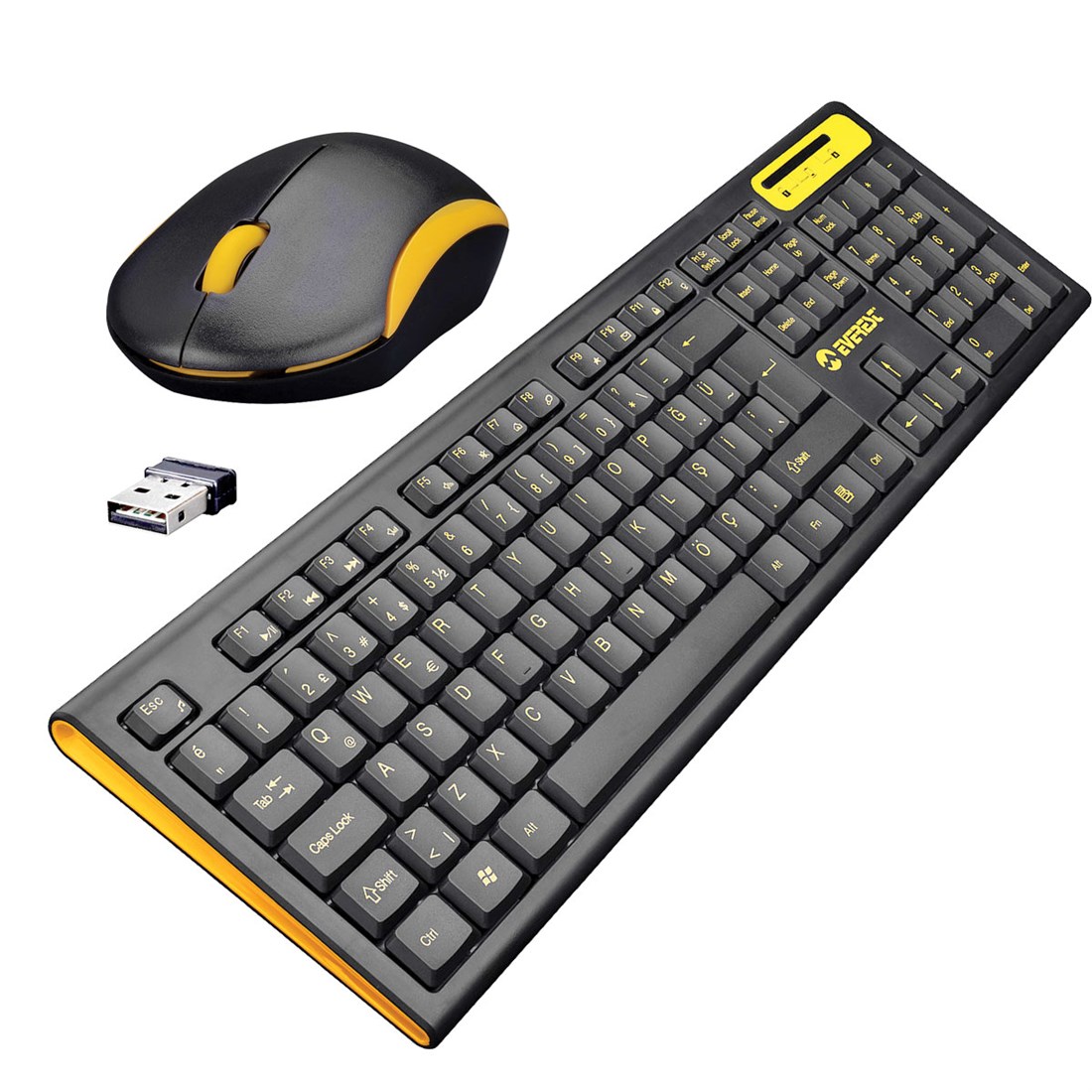 Everest KM-5535 Usb Multi Media Kablosuz Q Standart Klavye + Mouse Set 18787