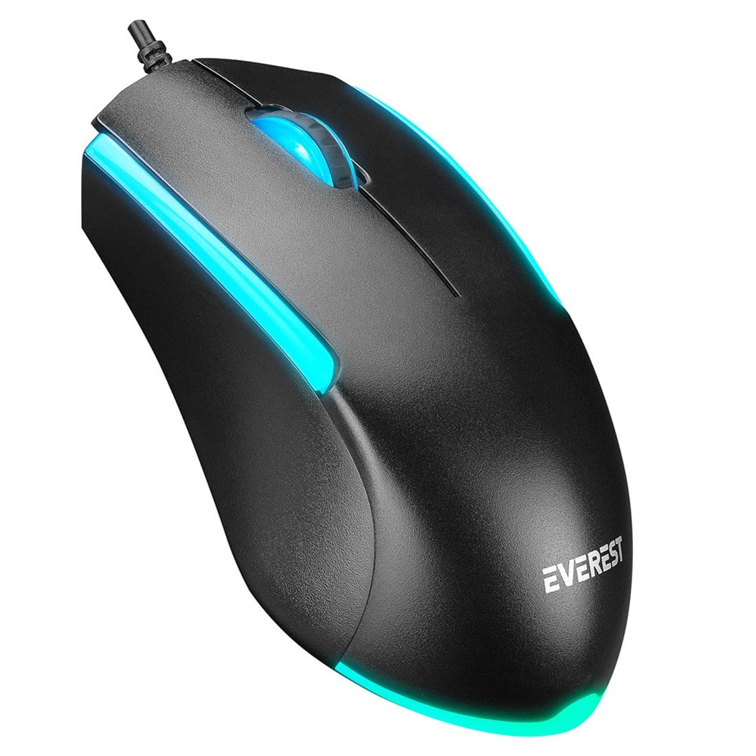 Everest KM-R59 FORZA PLUS Siyah Usb Rainbow Backlight Q Klavye + 1200 dpi Mouse Set 35993