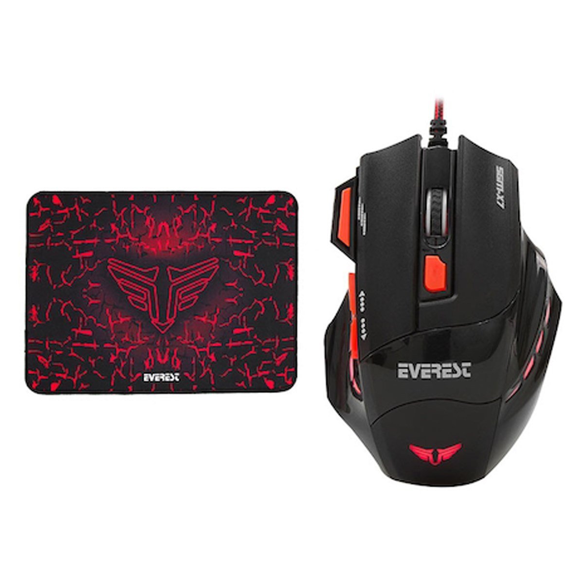 EVEREST SGM-X7 USB OYUNCU MAUSE-PED ELK-02025