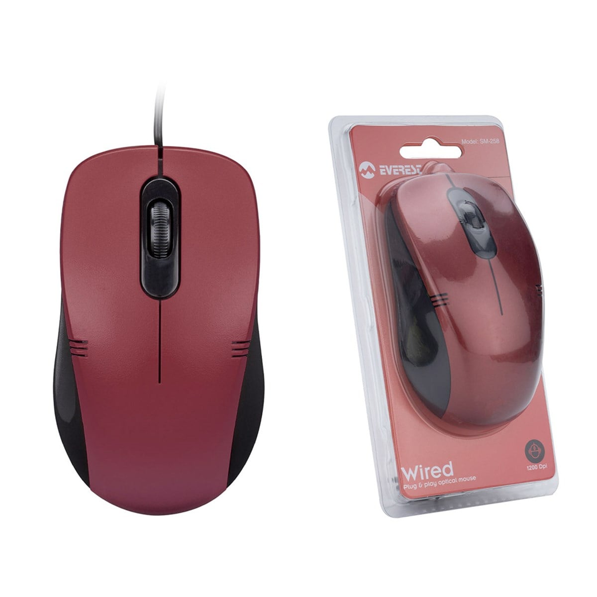 Everest Sm-258 Kablolu Mause Elk-03594