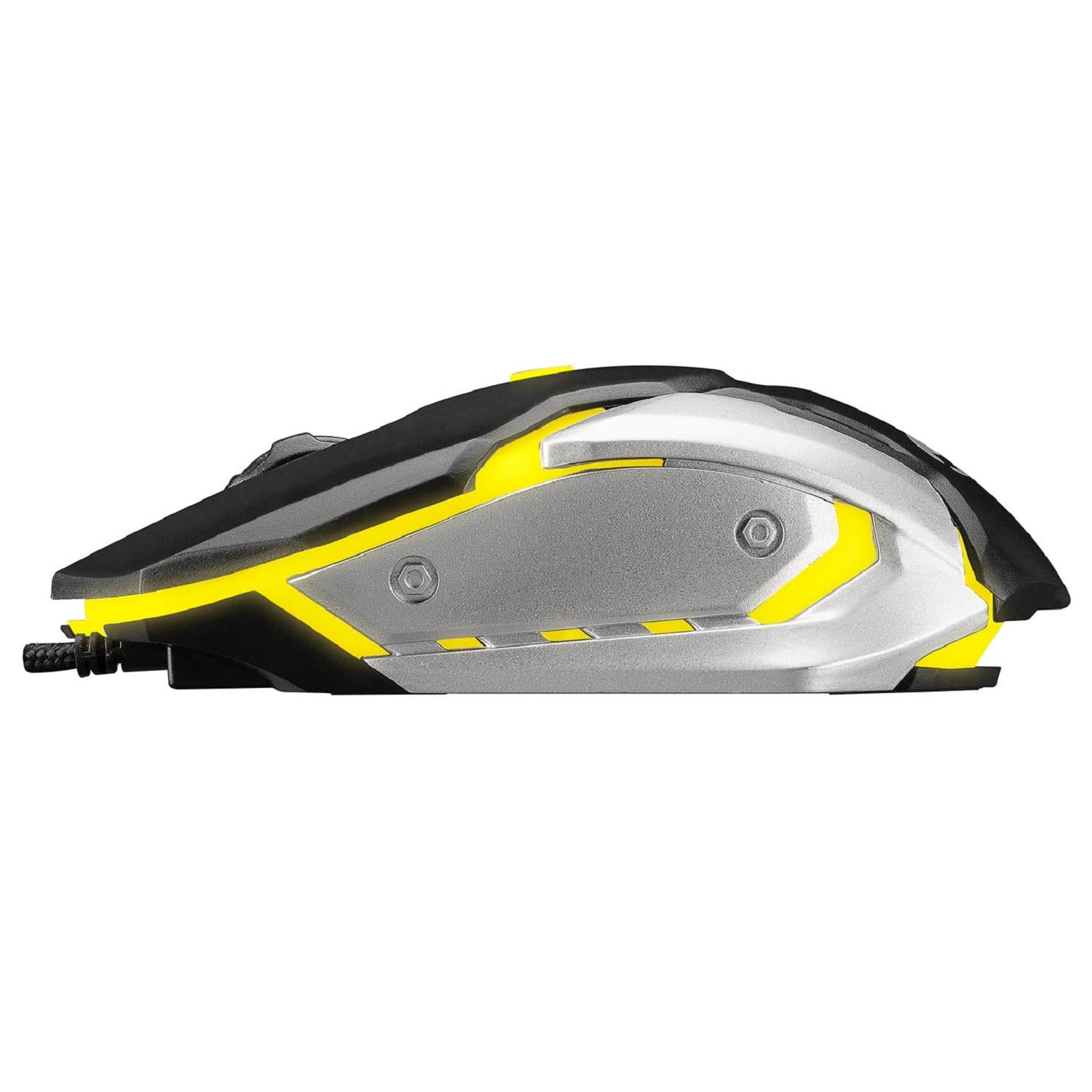 Everest SM-G72 Usb Siyah/Gümüş Işıklandırmalı Oyuncu Mouse - 24123