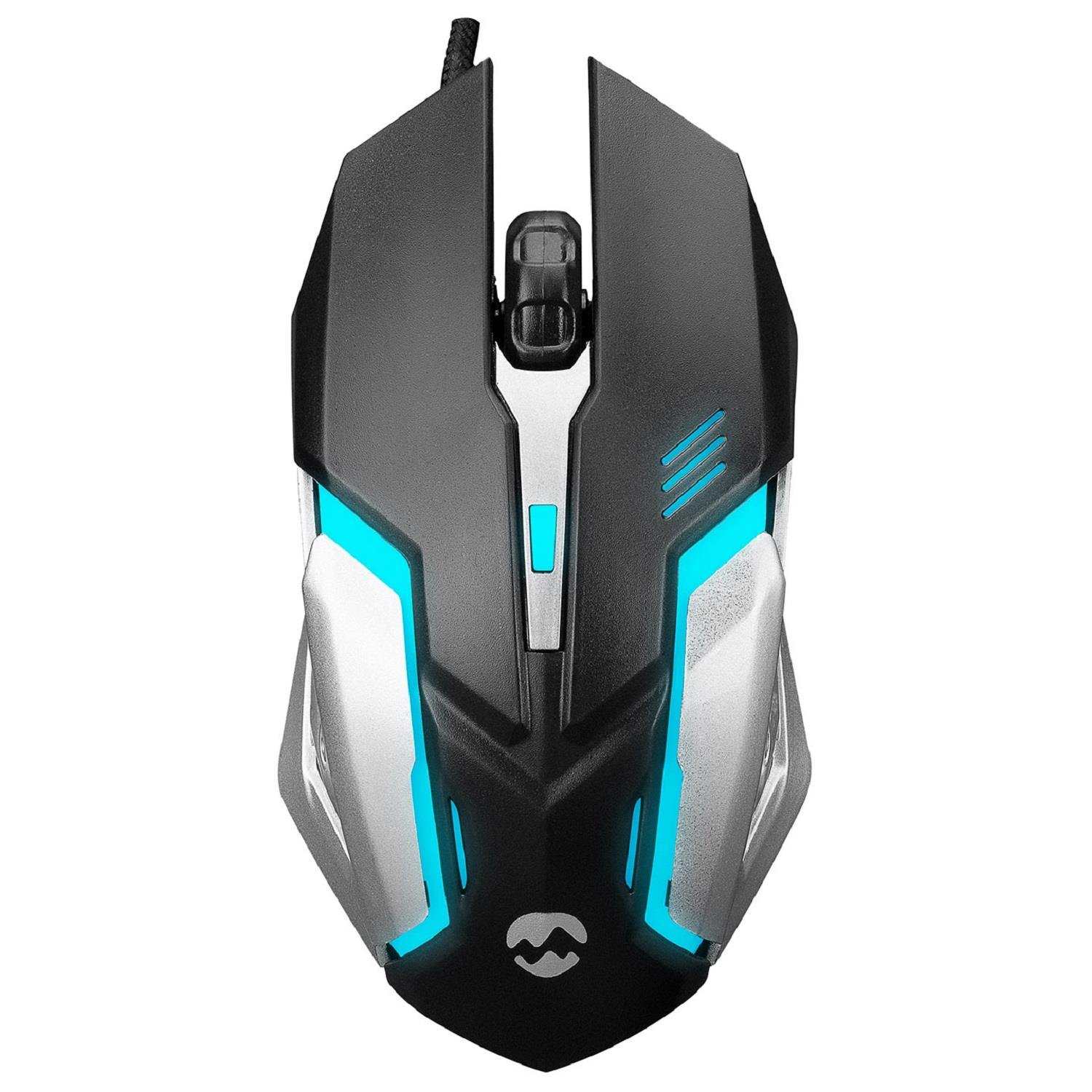 Everest SM-G72 Usb Siyah/Gümüş Işıklandırmalı Oyuncu Mouse - 24123