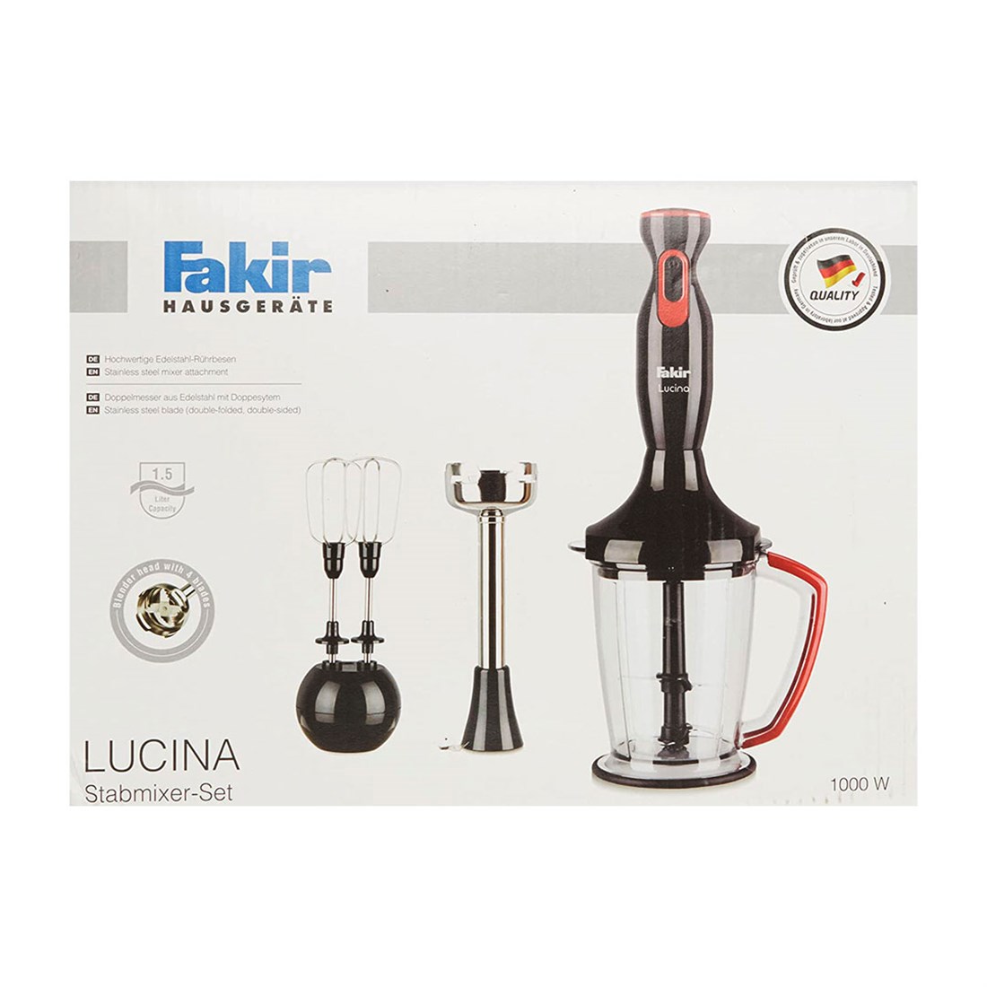 Fakir Lucina Blender Seti Siyah 41003555