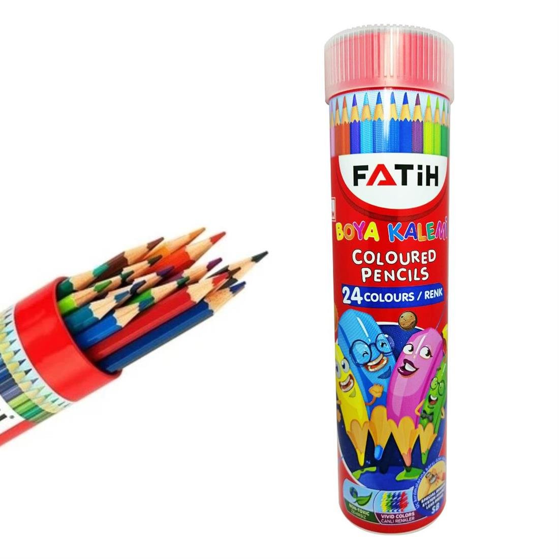 Fatih Tüp Kuruboya Tamboy Kalemi 24'Lü - 036065
