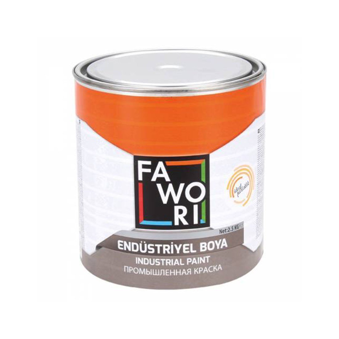 Fawori İdeal Parlak End. Boya K.Kahve 2,5kg