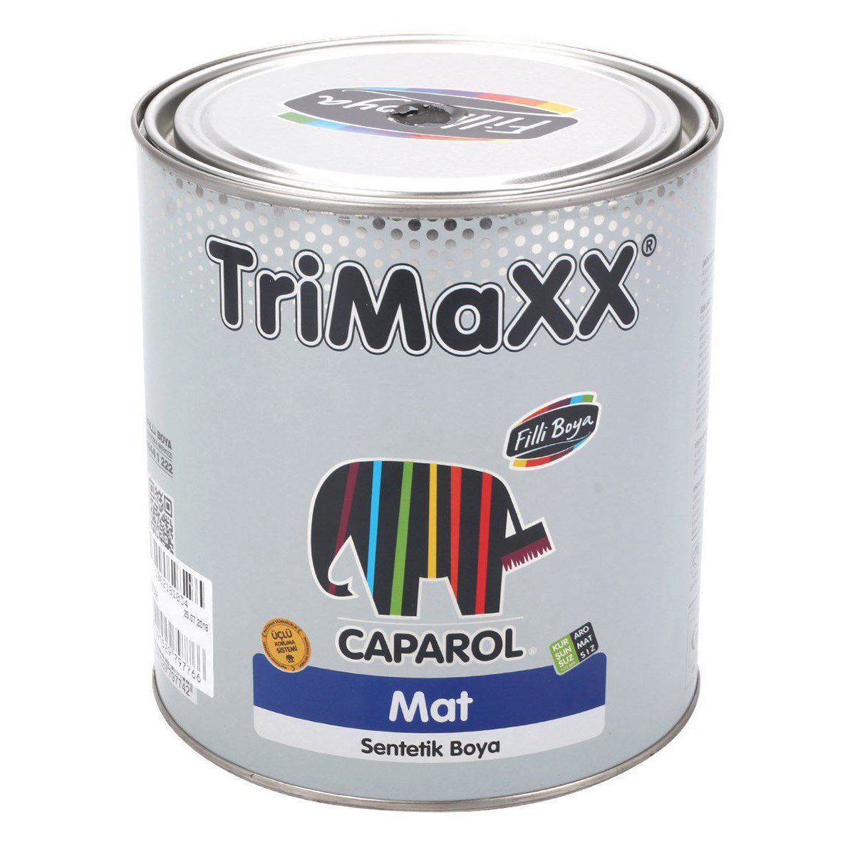 FİLLİ CAPAROL TRİMAXX MAT SİYAH BOYA 2,5 LT