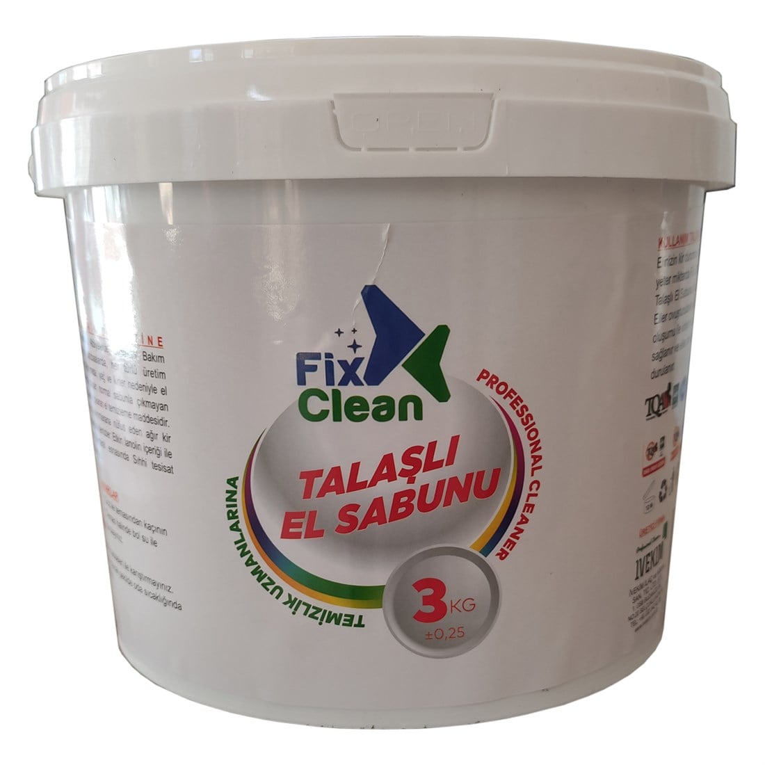Fix Clean Talaşlı El Sabunu 3 Kg 