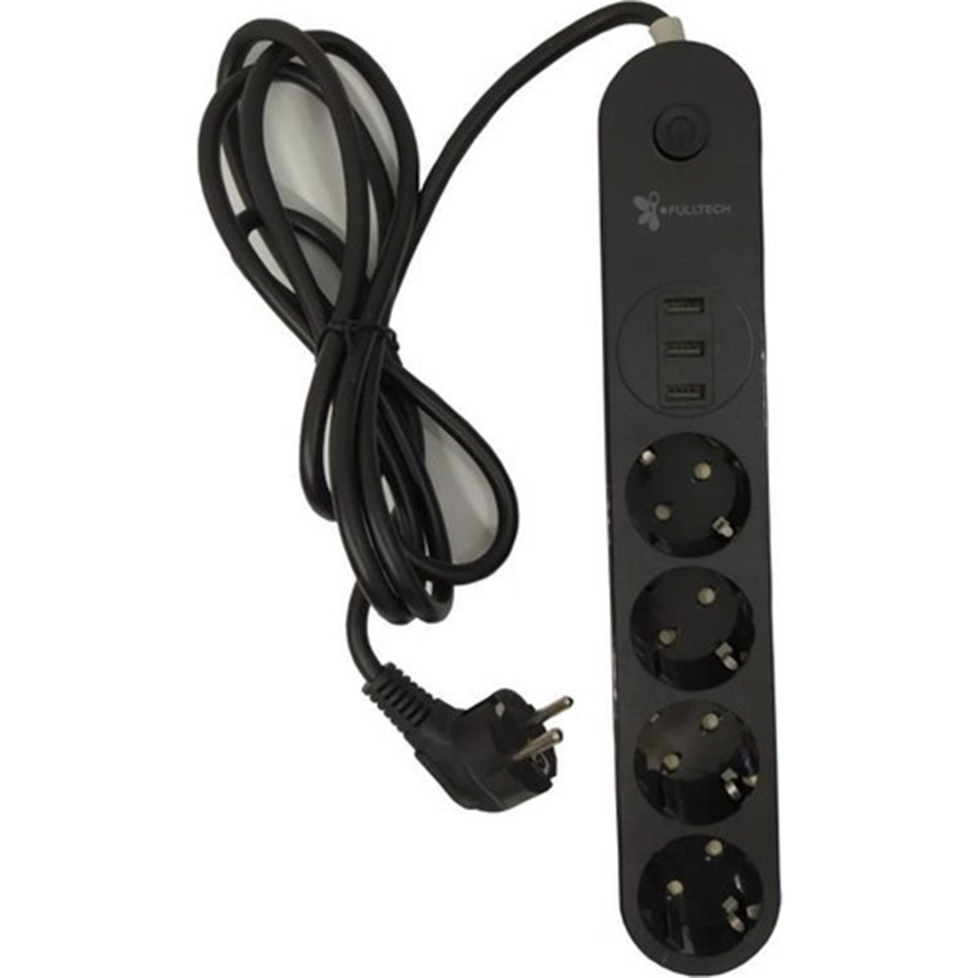 Fultech Ftr-01 3'Lü 2 Mt Usb'li Akım Korumalı Priz HRD-009199