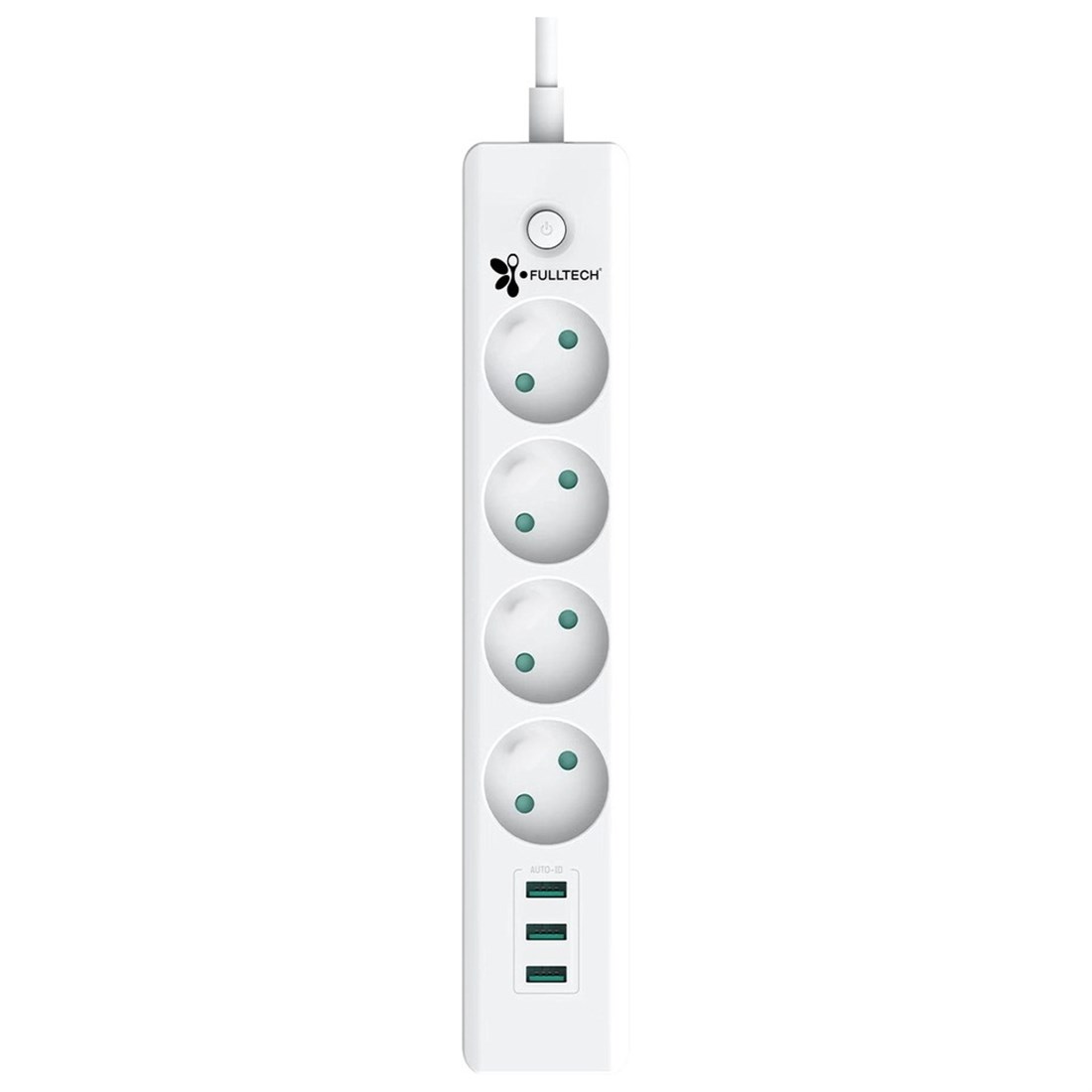 Fultech FTR-6 Usb Akım Korumalı Priz 4'Lü HRD-009364