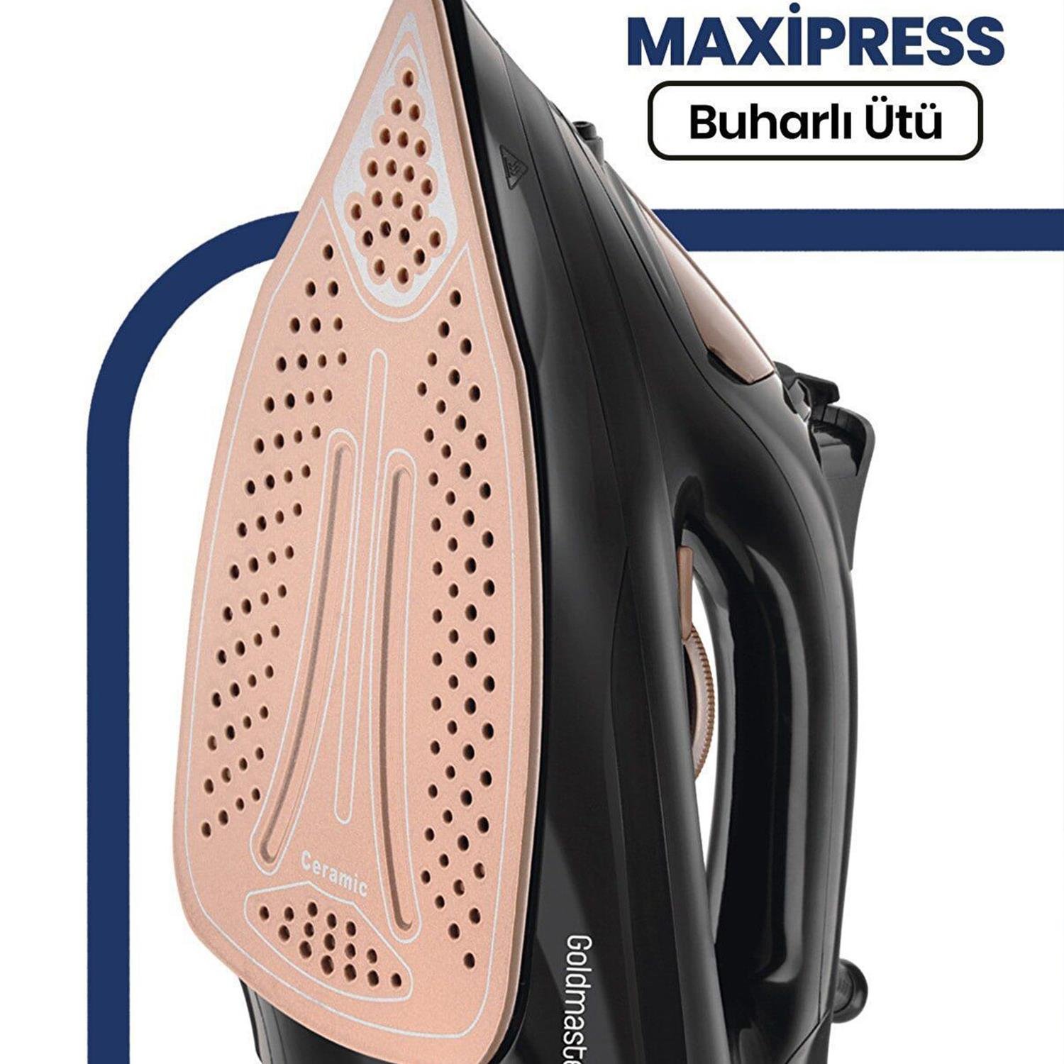 Goldmaster Maxipress Ütü + Vals Ütü - Elk-05478