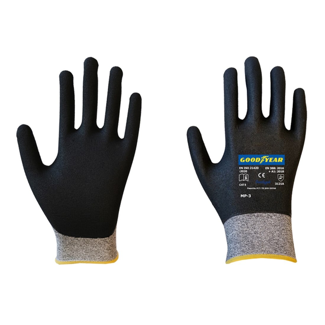 Goodyear Eldiven Mp3 Tam Kaplı NO:9 Siyah