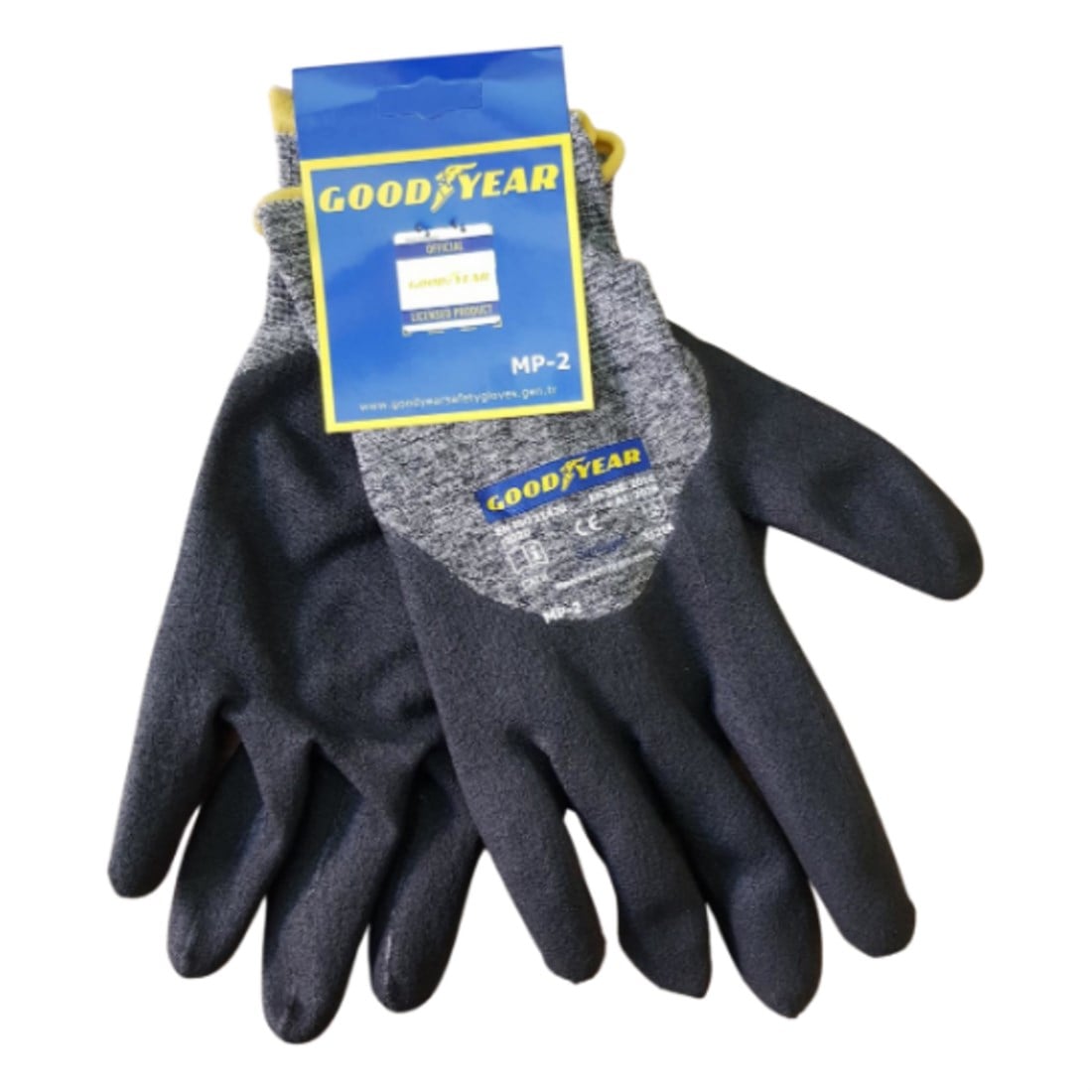 Goodyear Mp2 3/4 Kaplı Eldiven Siyah no:10