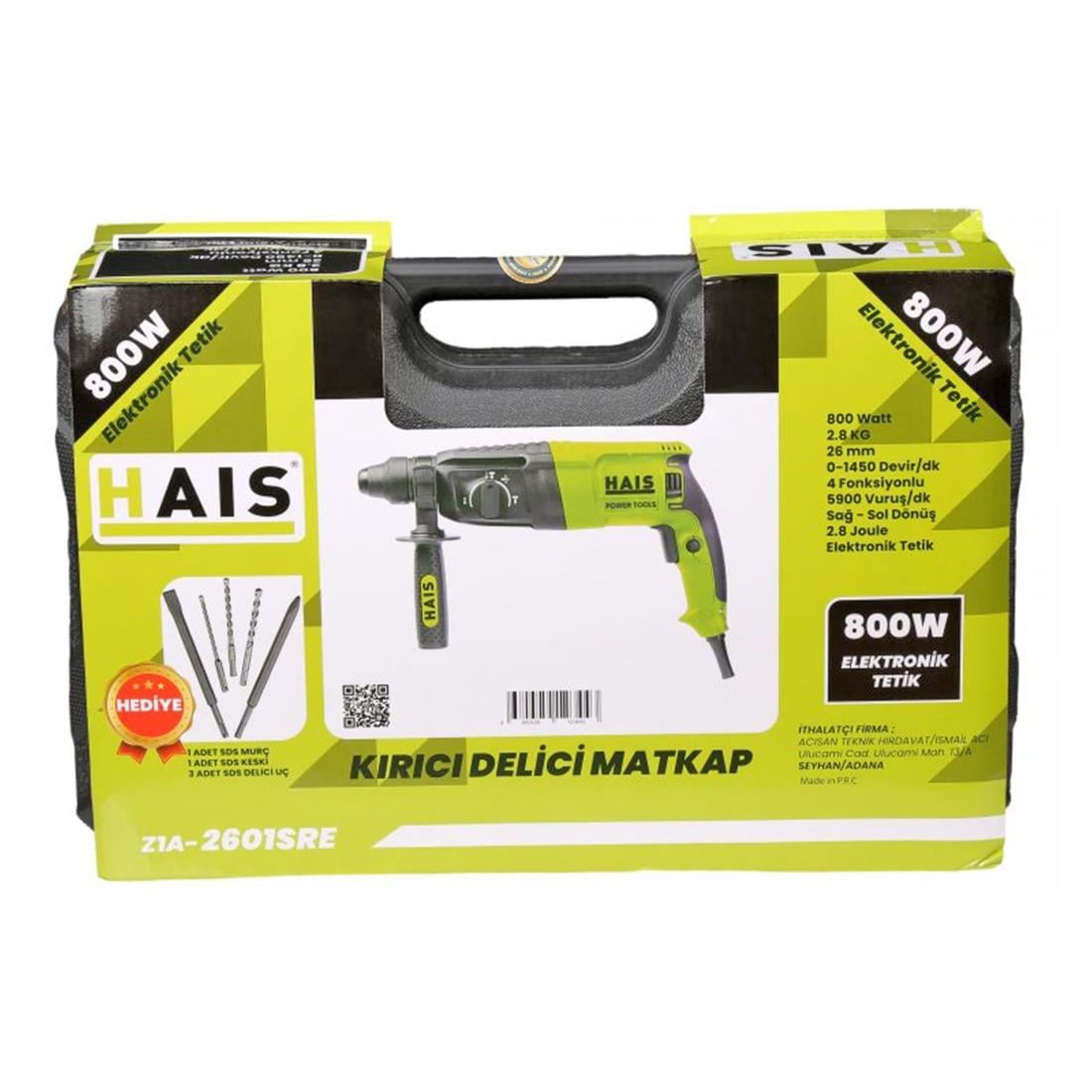 Hais Kırıcı Delici Matkap 800 Watt Z1A-2601SRE - 4841003