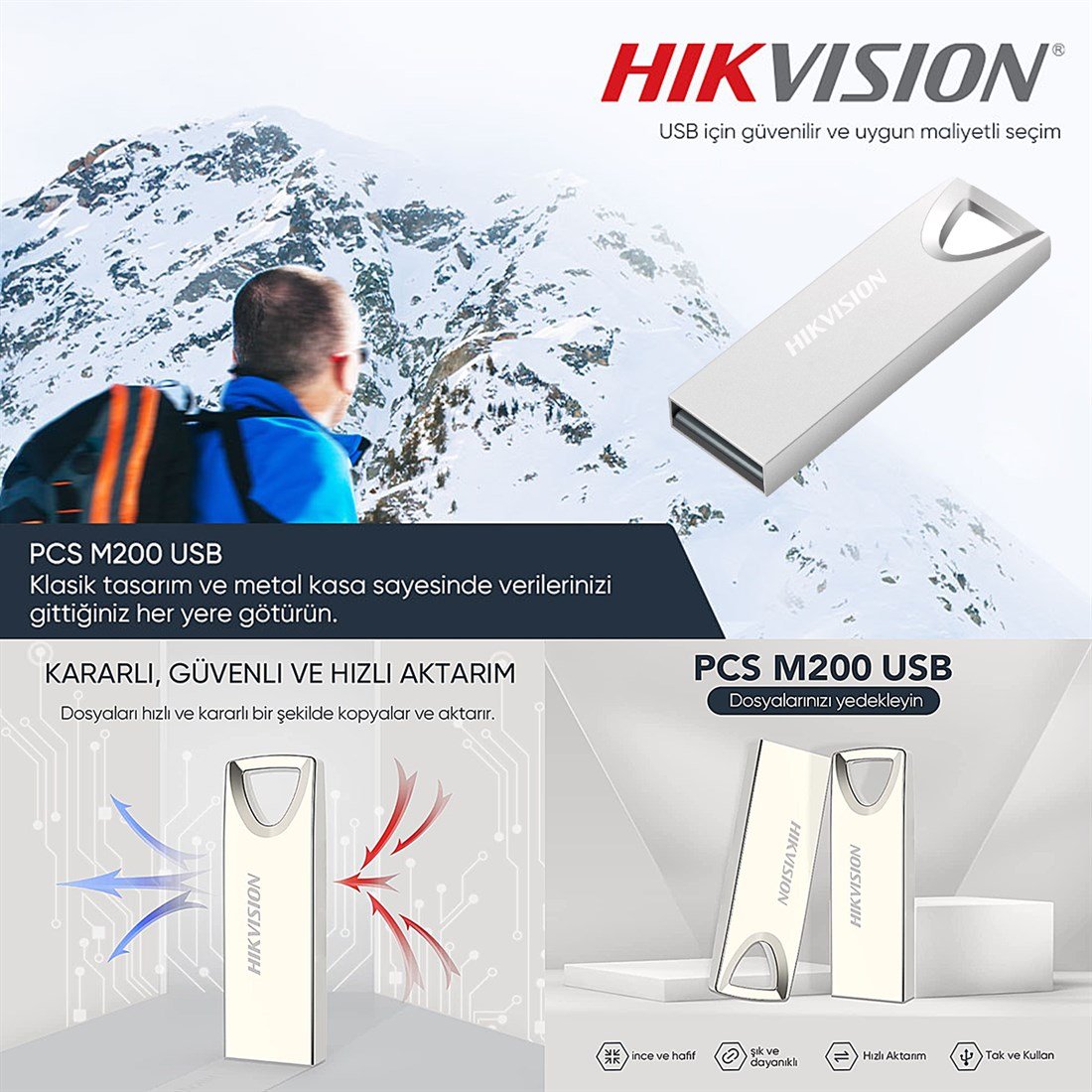 Hikvision Flash Bellek 64Gb