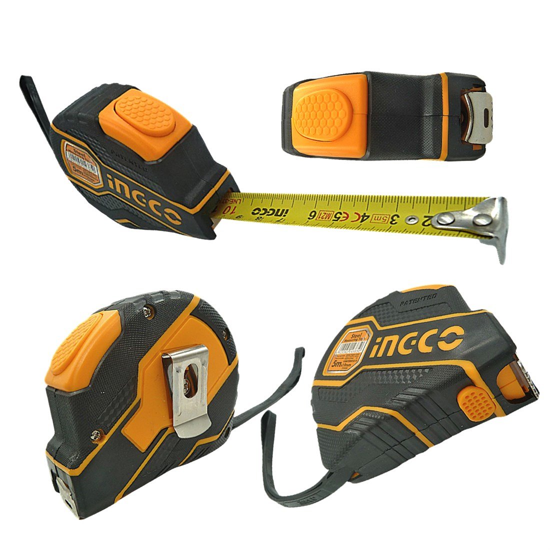 Ingco Siyah Şerit Metre 5*19mm - ING-HSMT080521E