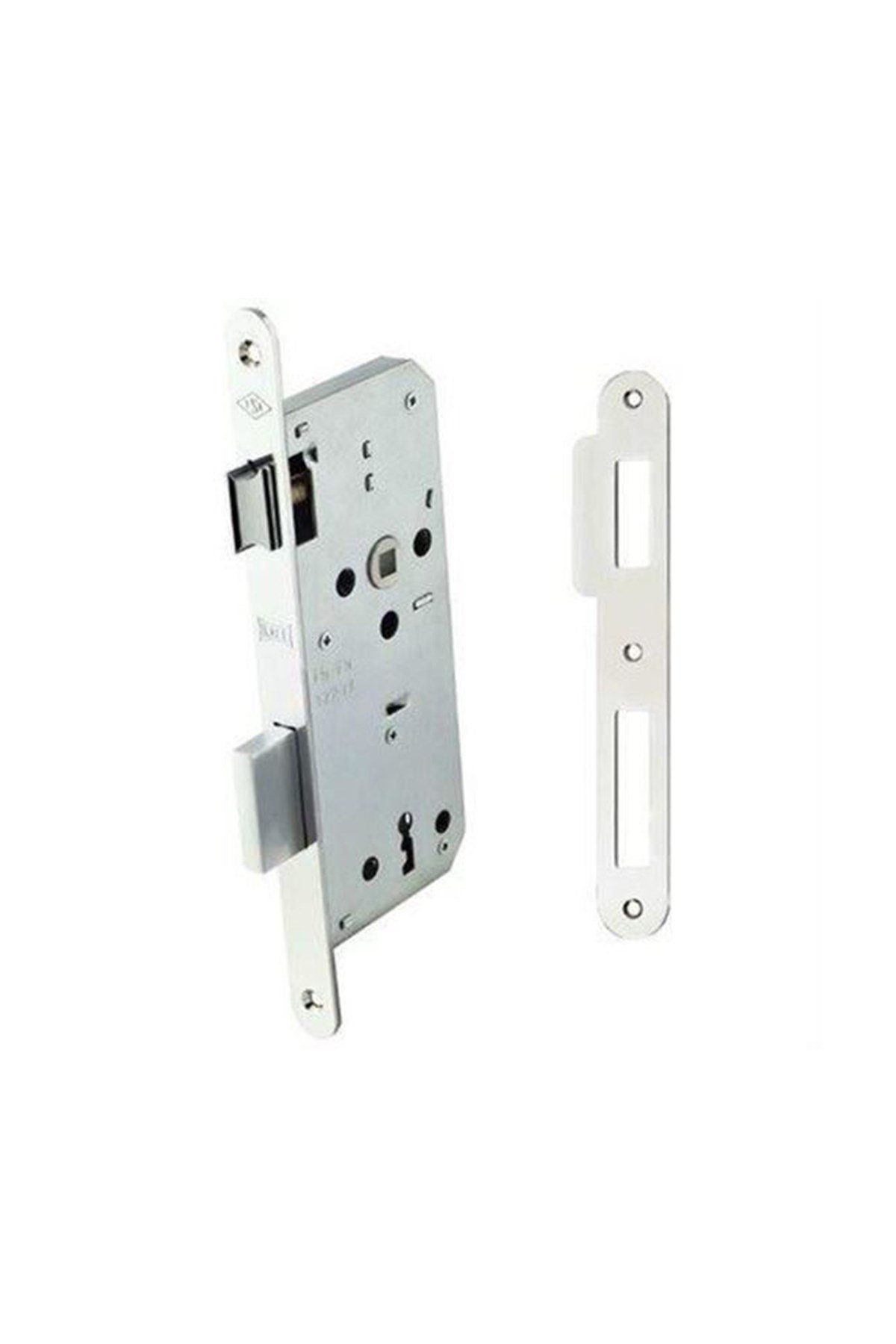 KALE 151/R-40 EKSTRA GÖMME KİLİT NİKEL OVAL