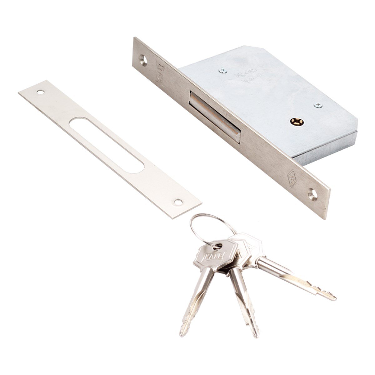 KALE 189F 3 MİLLİ 3 TURLU FİAM EMNİYET KİLİT NİKEL 189F0000002