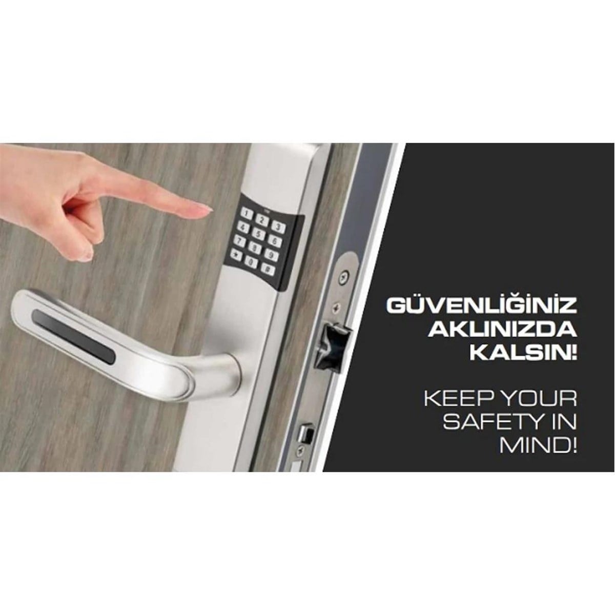 KALE KD040/87-344 ŞİFRELİ KİLİT 46MM SATEN
