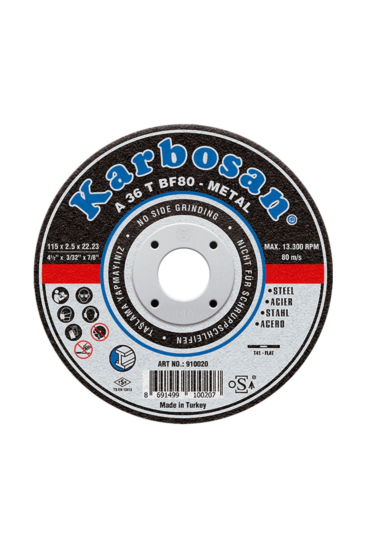 KARBOSAN 230*3*22 METAL KESİCİ