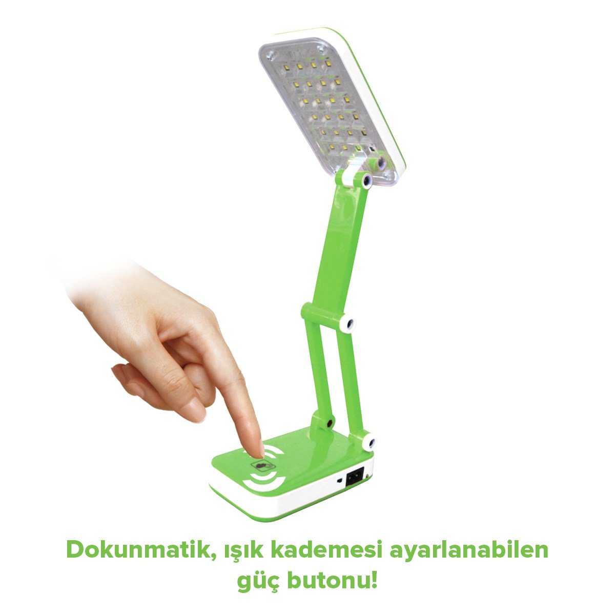KLAUS KE38501 ŞARJLI MASA LAMBASI YEŞİL