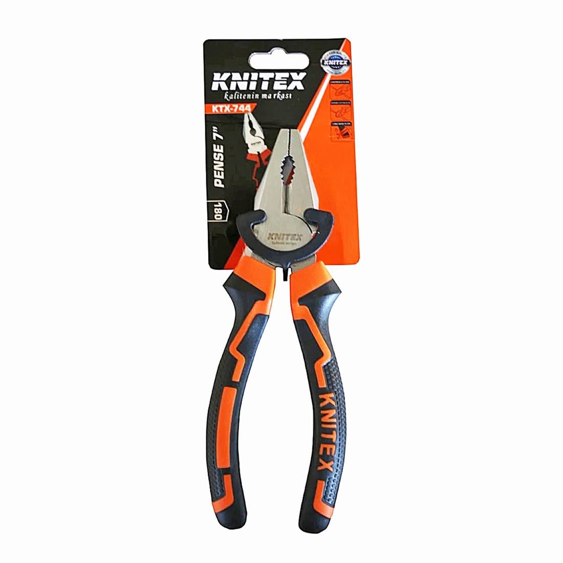 Knitex 744 Vakumlu Kartlı Pense No:7 - Hrd-001795
