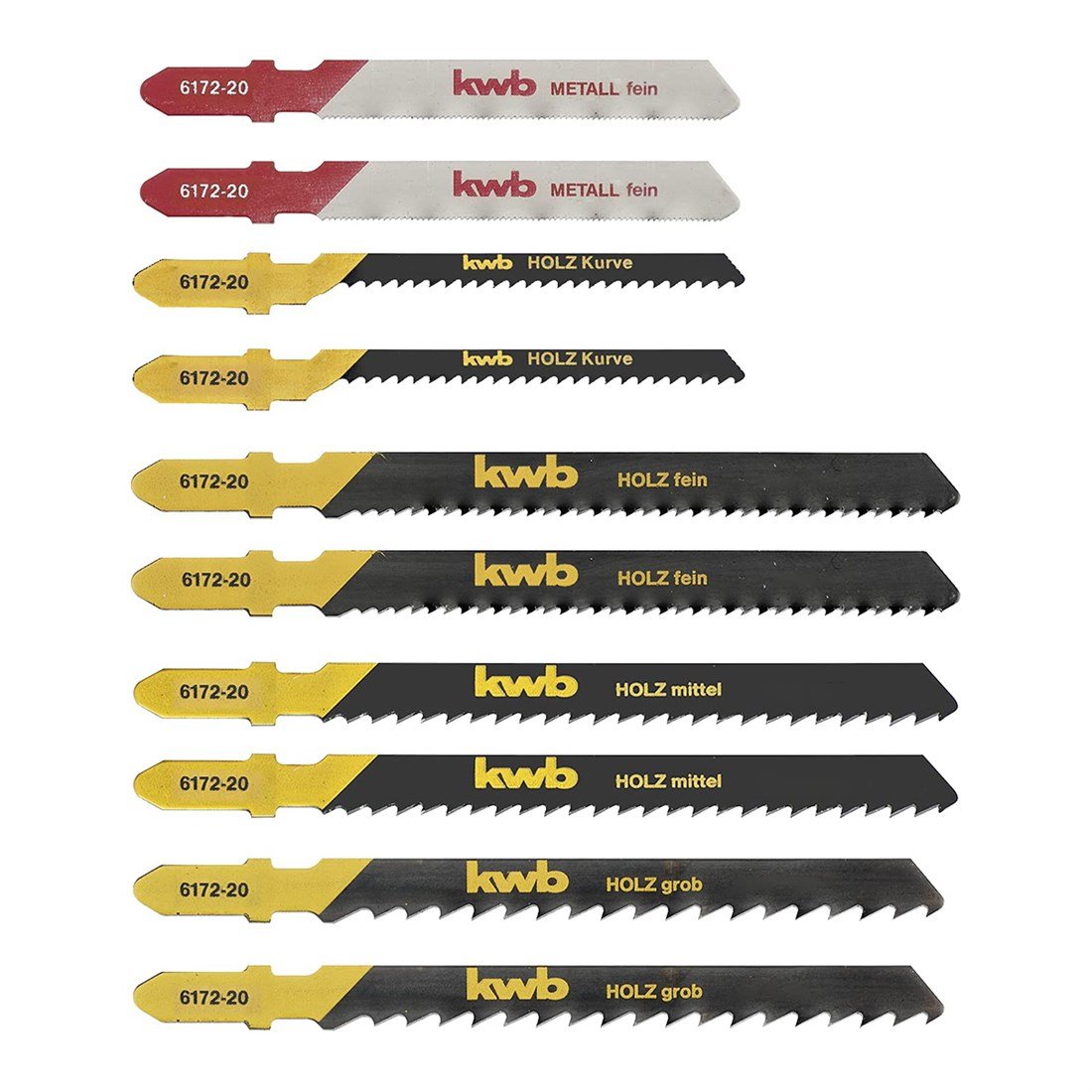 Kwb Dekupaj Testere Seti 10 Parça - 49617220