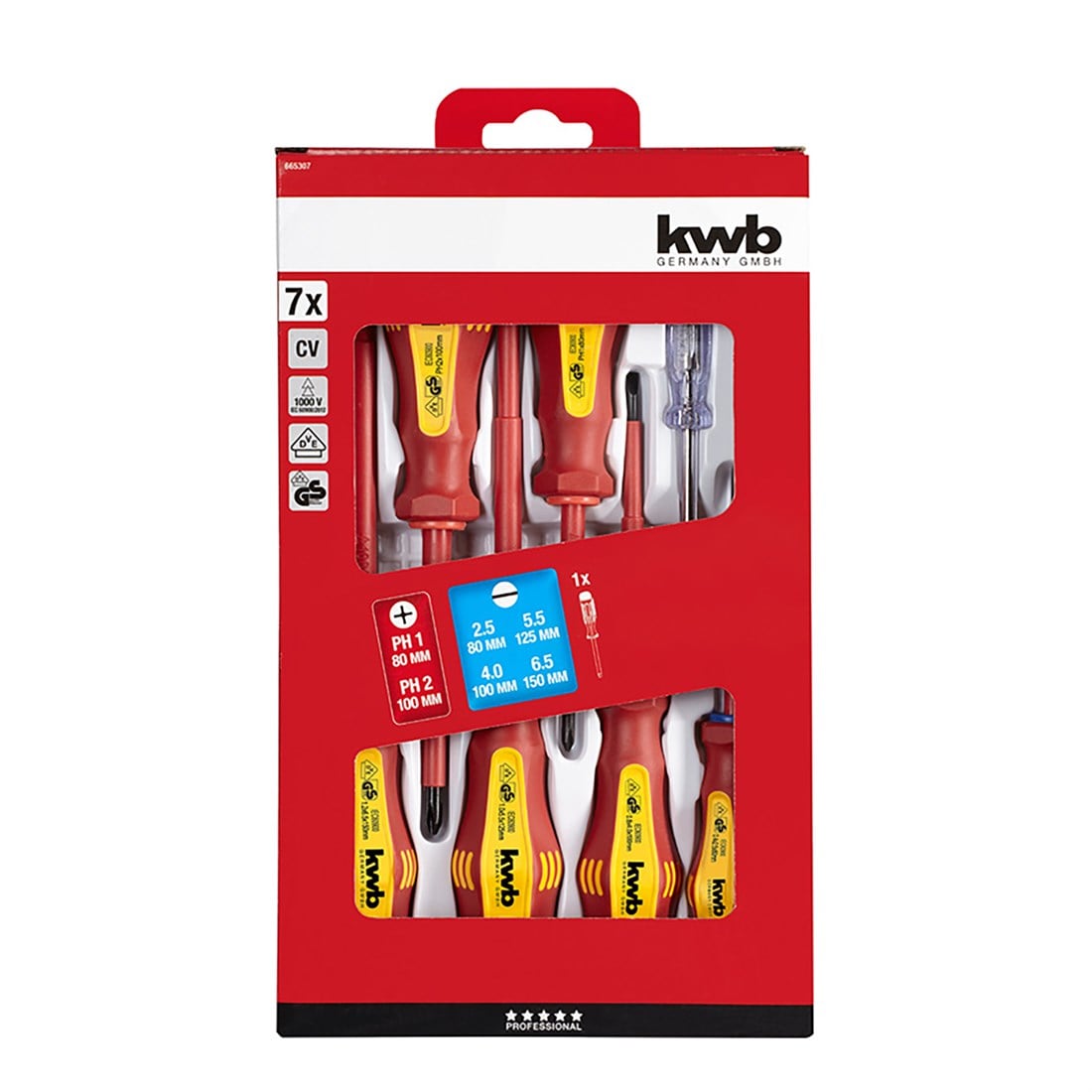 Kwb Elektrikçi İzoleli Tornavida Set 7 Parça - 49665307