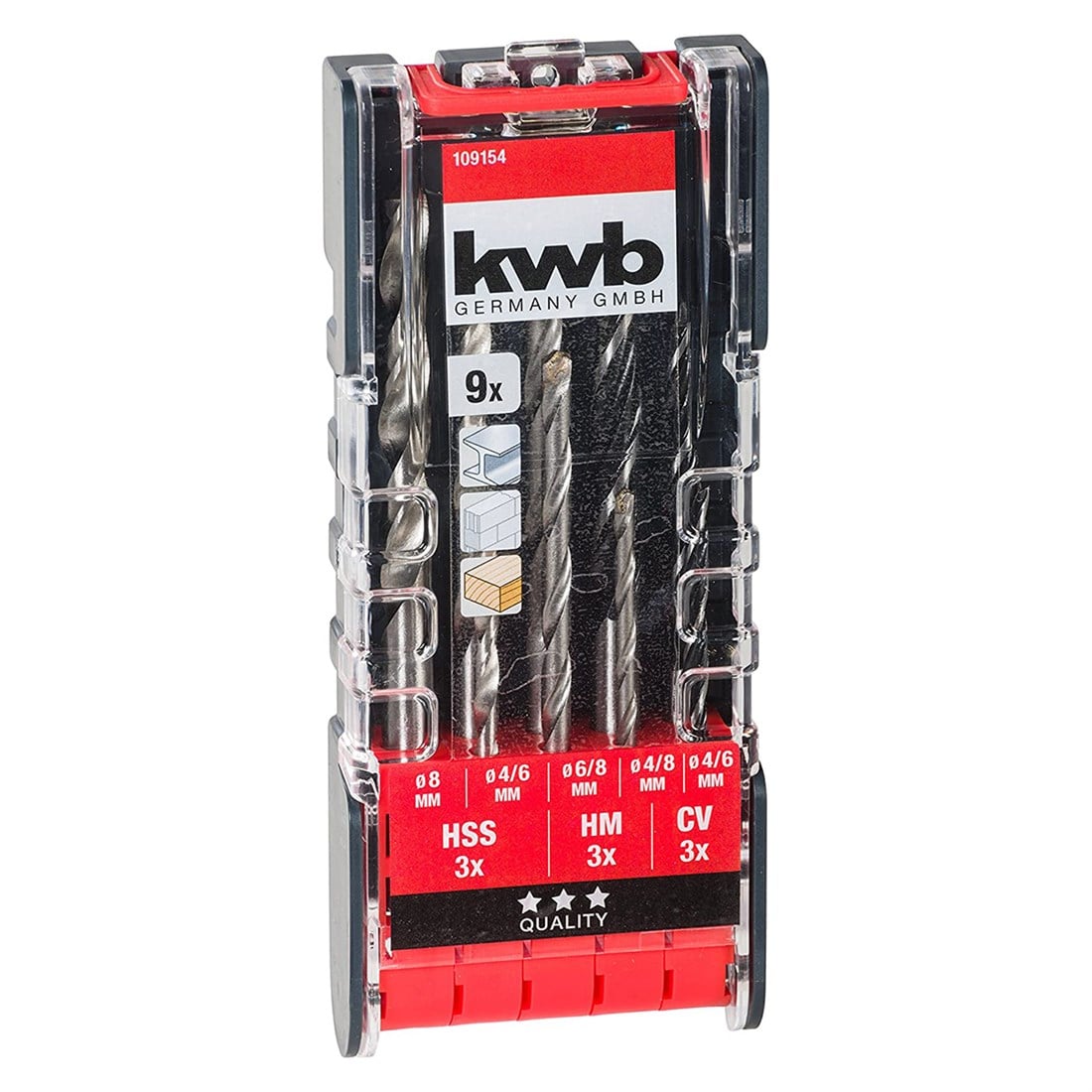 Kwb Kombi Matkap Ucu 9 Parça - 49109154