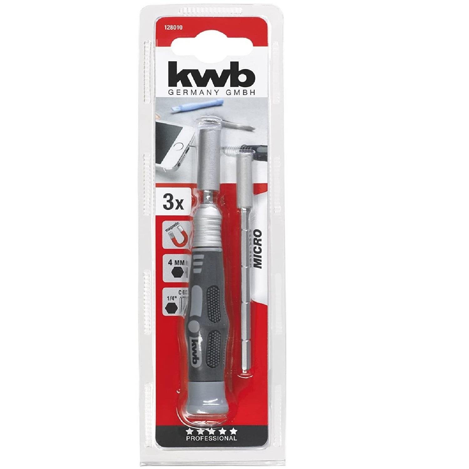 Kwb Mikro Bits Adaptör Kiti 4mm - 49128010