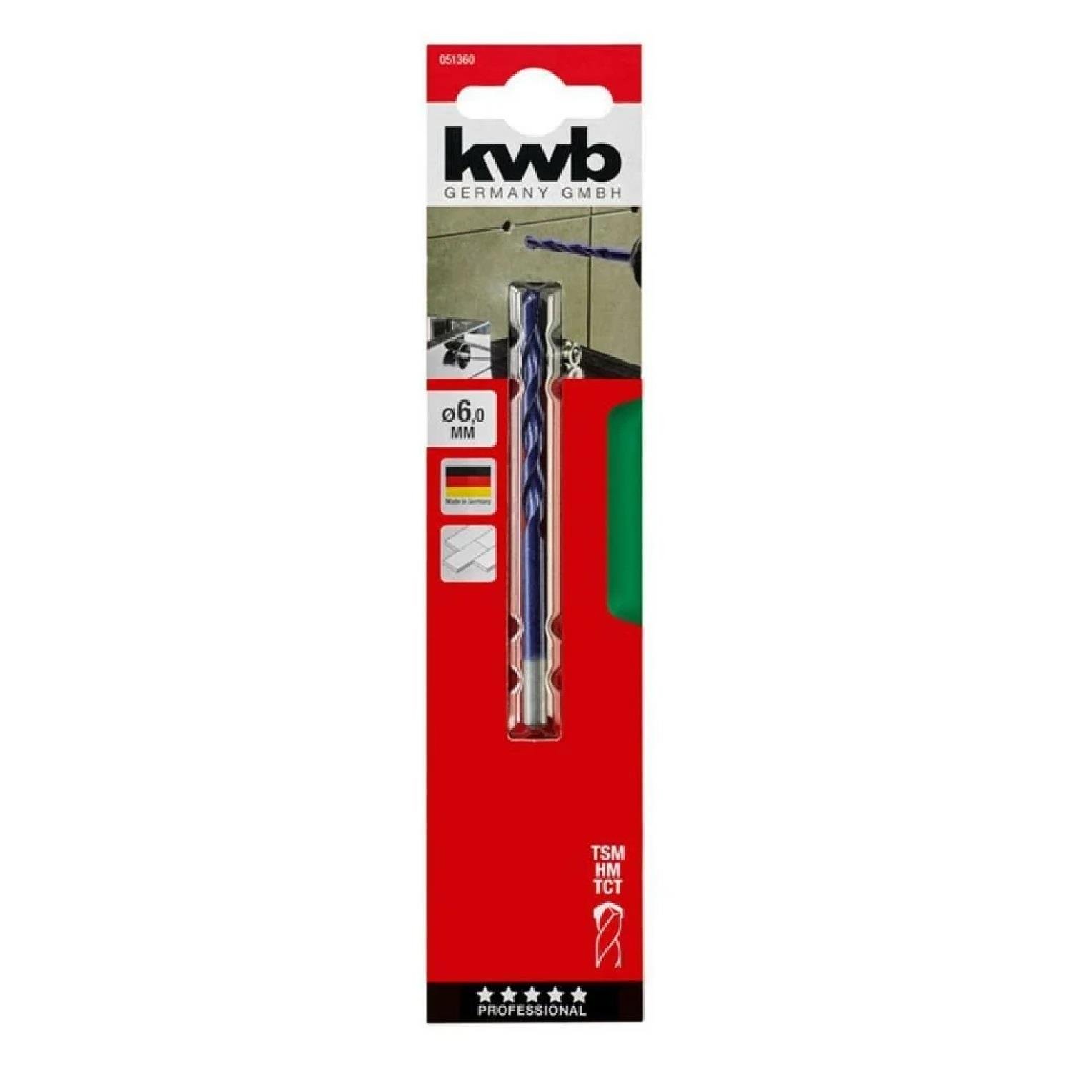 Kwb Seramik Delme Uç 6mm - 49051360