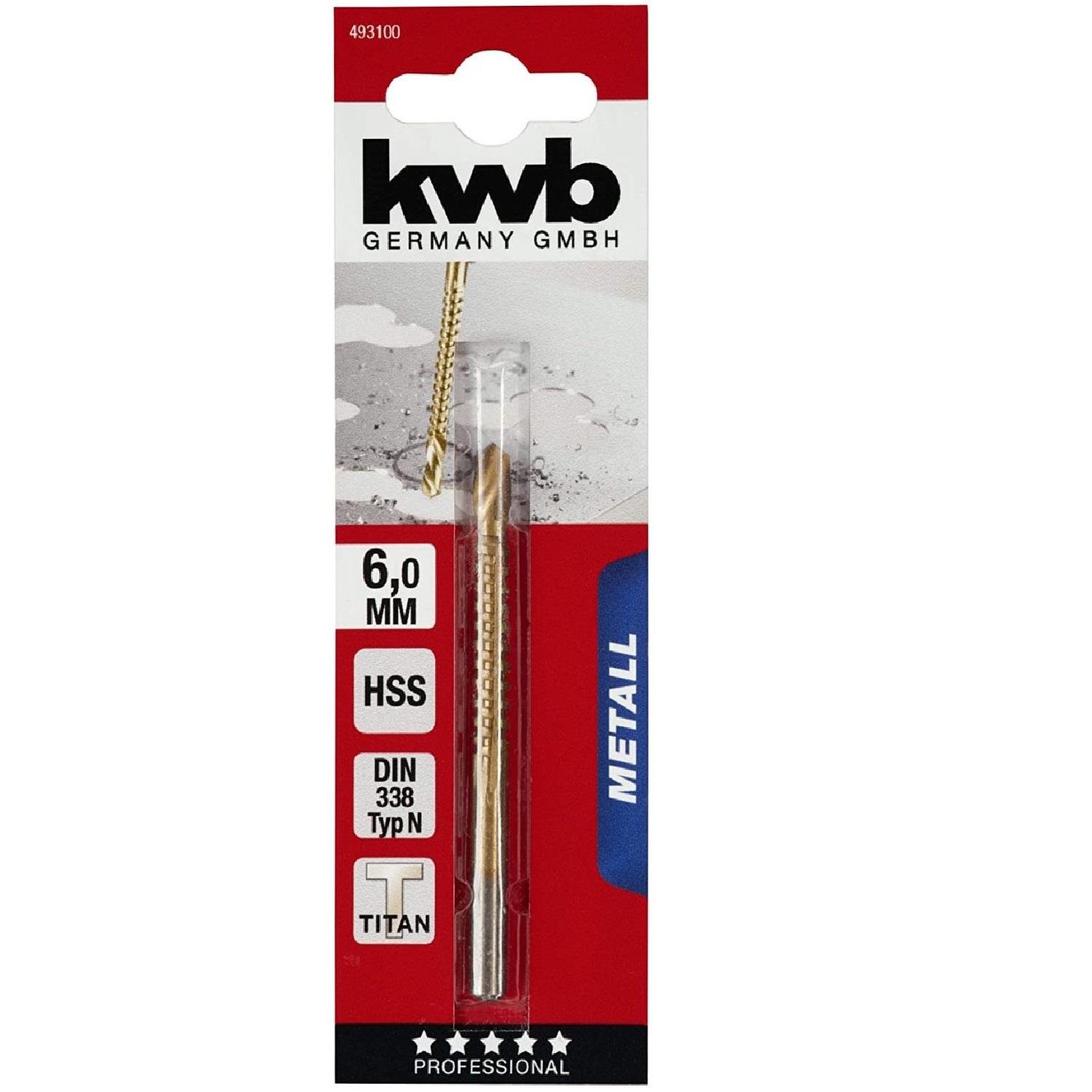 Kwb Titanyum Kaplı Klavuz 6mm - 49494100