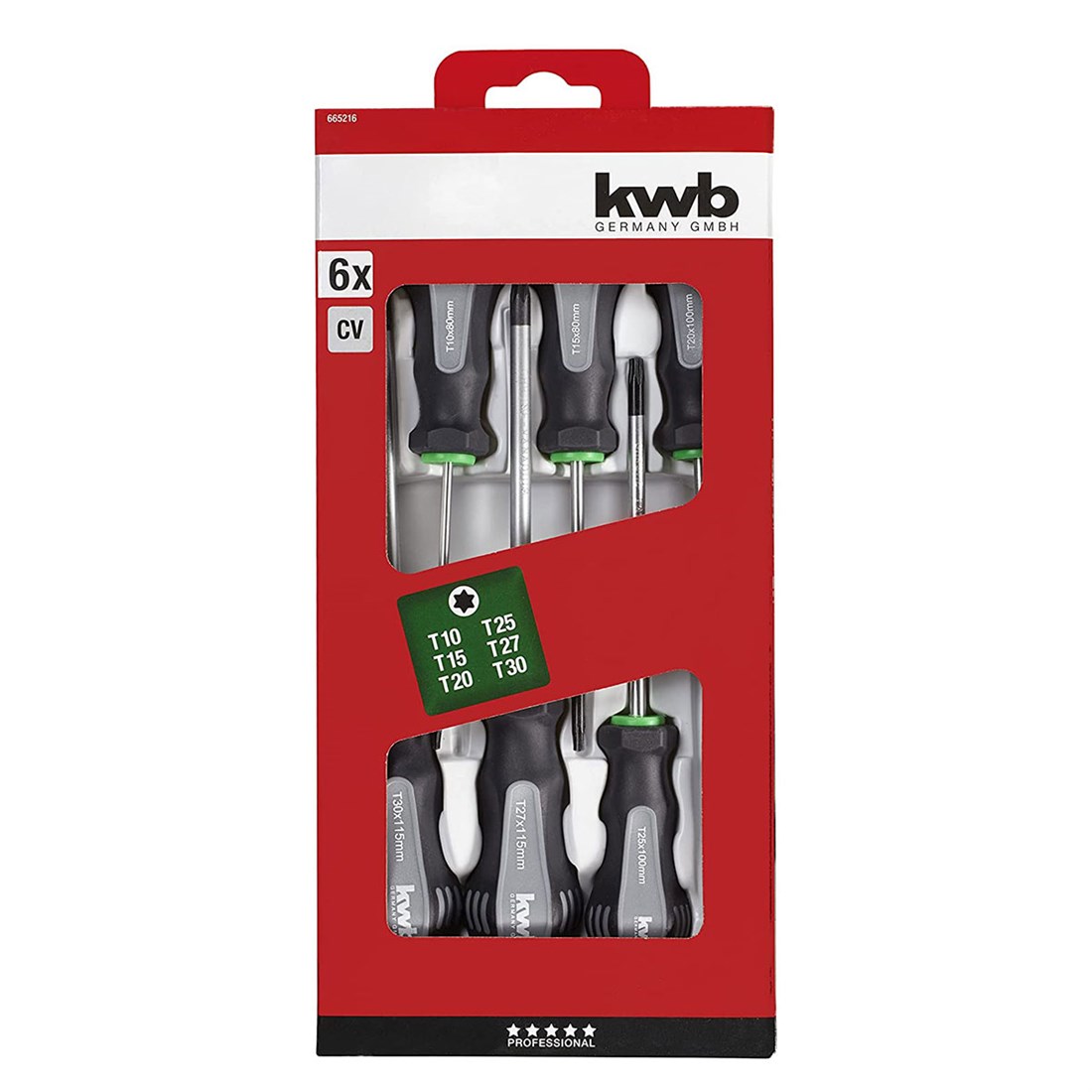 Kwb Torks Tornavida Set 6 Parça - 49665216