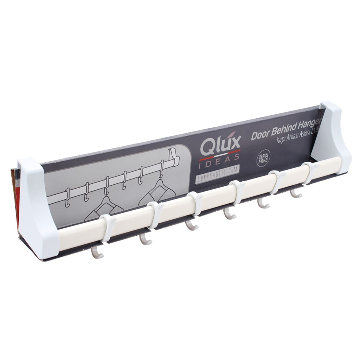 LÜX 146 PLASTİK KAPI ARKASI ASKISI - ZÜCC1029 