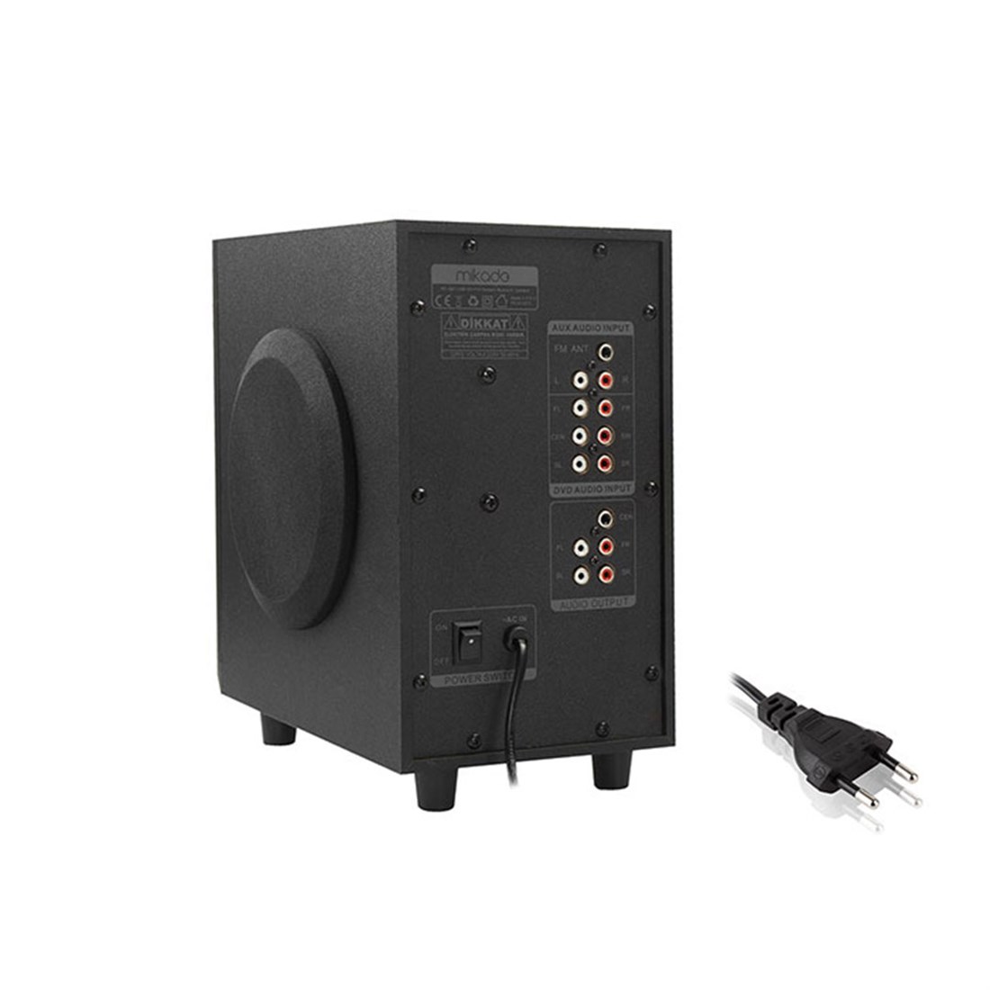 Mikado MD-505 5+1 Usb+SD+FM Destekli Bluetooth Speaker 22401