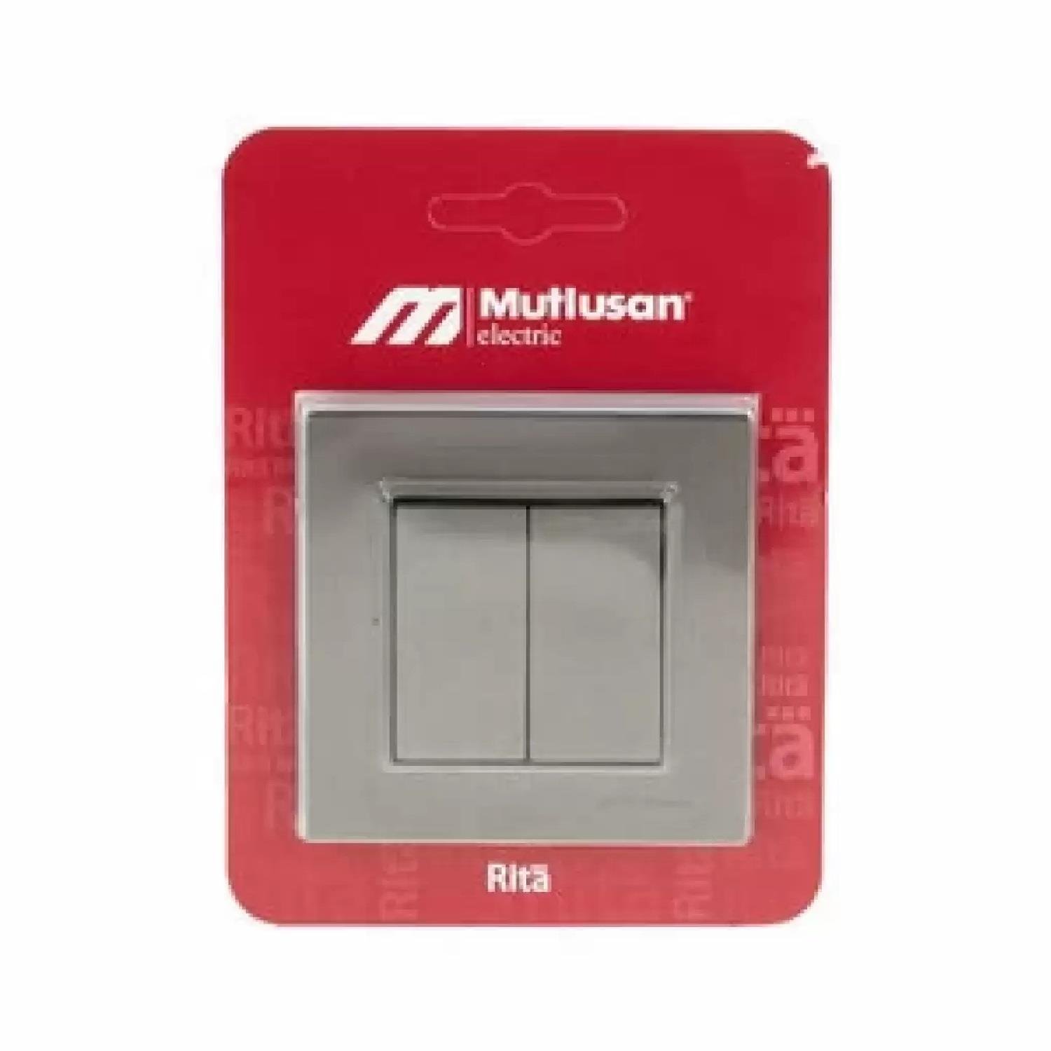 Mutlusan Rita Komütatör Vidalı Antrasit Blisterli 4434