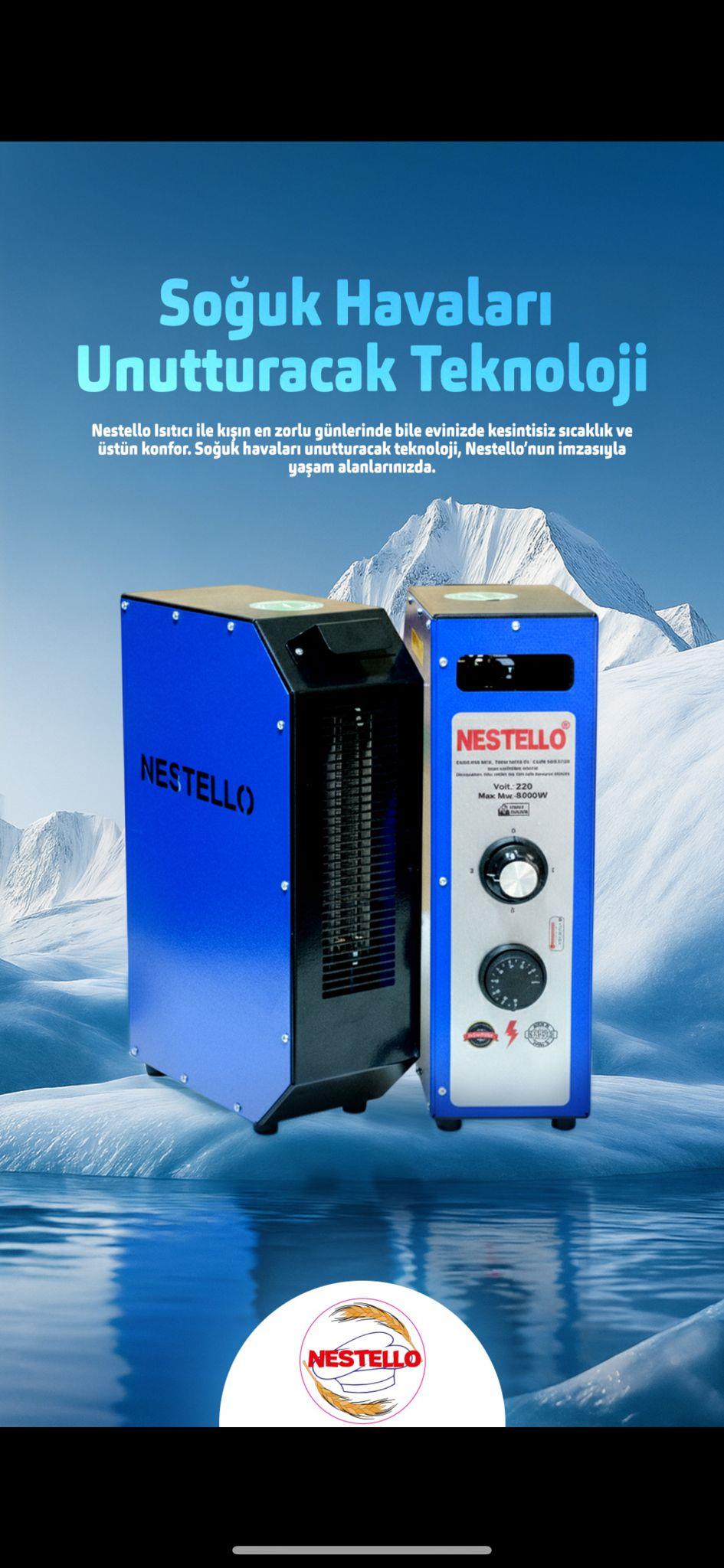 Nestello Mono Fanlı Isıtıcı 3400w