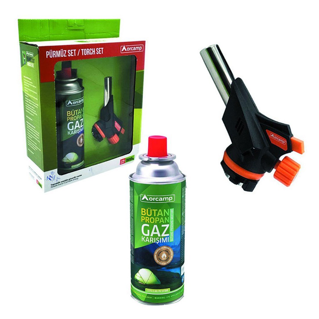 Orcamp Çakmaklı Kartuş Pürmüz Set HRD-008401