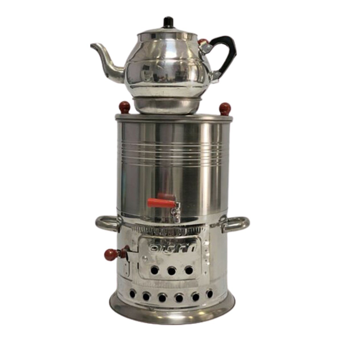 Otm Semaver Kutulu 4 Lt Tek Musluklu Ve Demlikli T7005