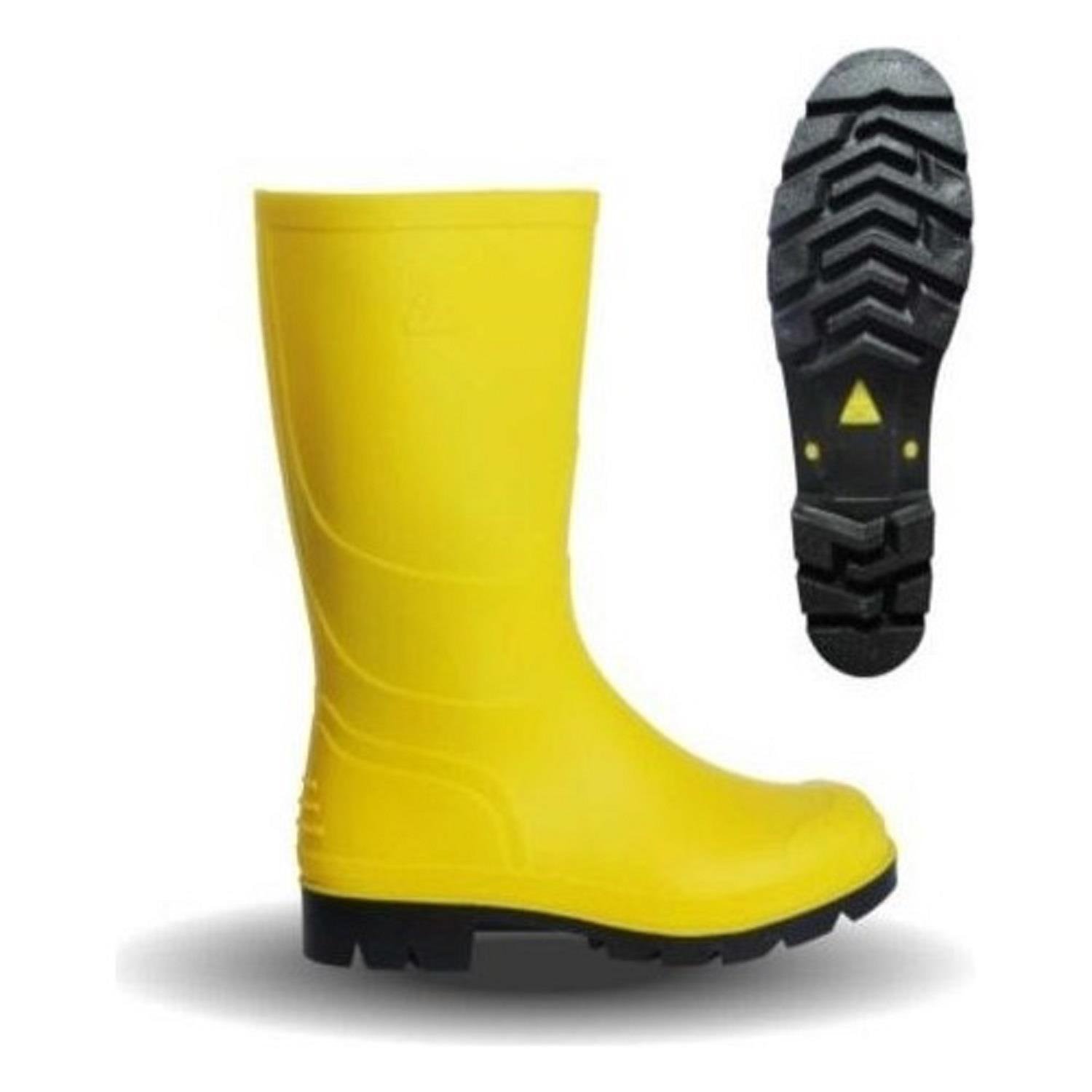 Palalı Derley Uzun Çizme Sarı No:40