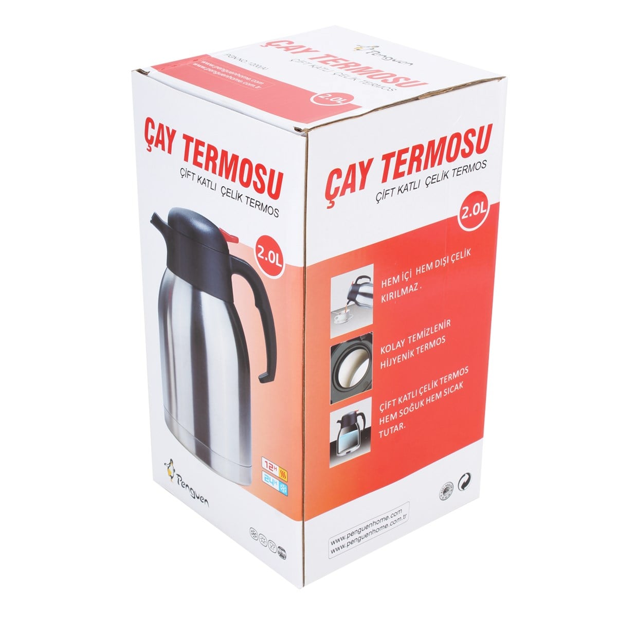 PENGUEN 1200A 2 LT ÇELİK TERMOS