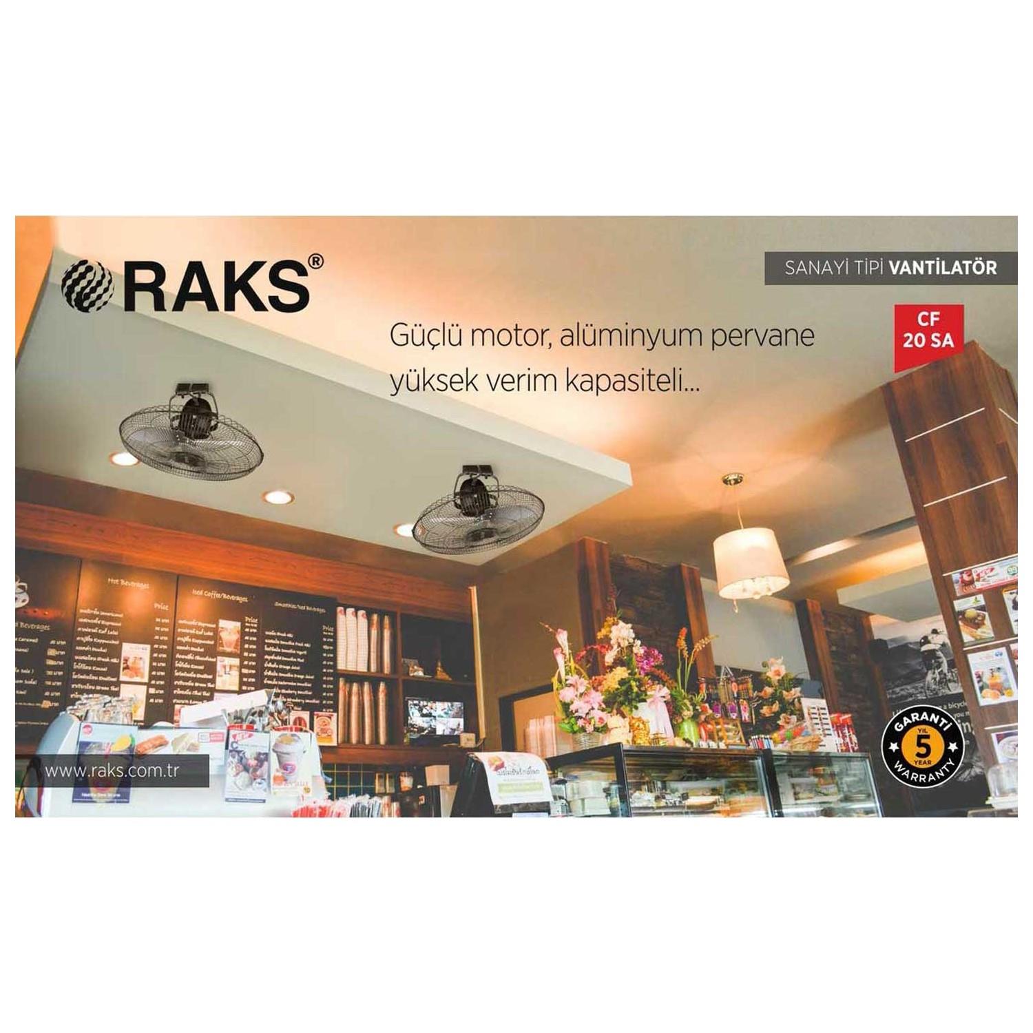 Raks CF 20 SA Tavan Tipi Sanayi Vantilatörü - 01020