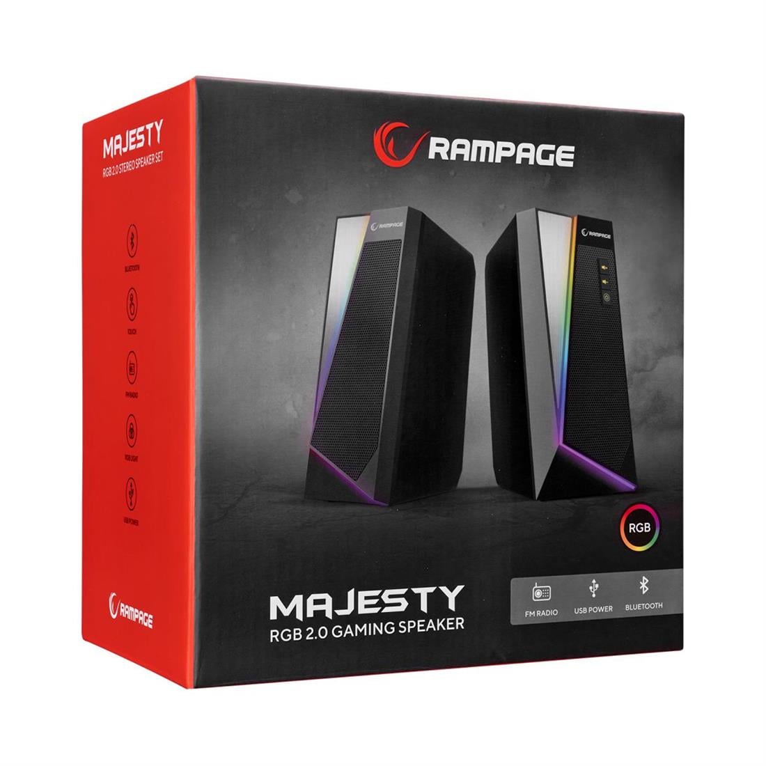 Rampage RMS-X8 Gaming Speaker Oyuncu Muzik Seti - ELK-04385
