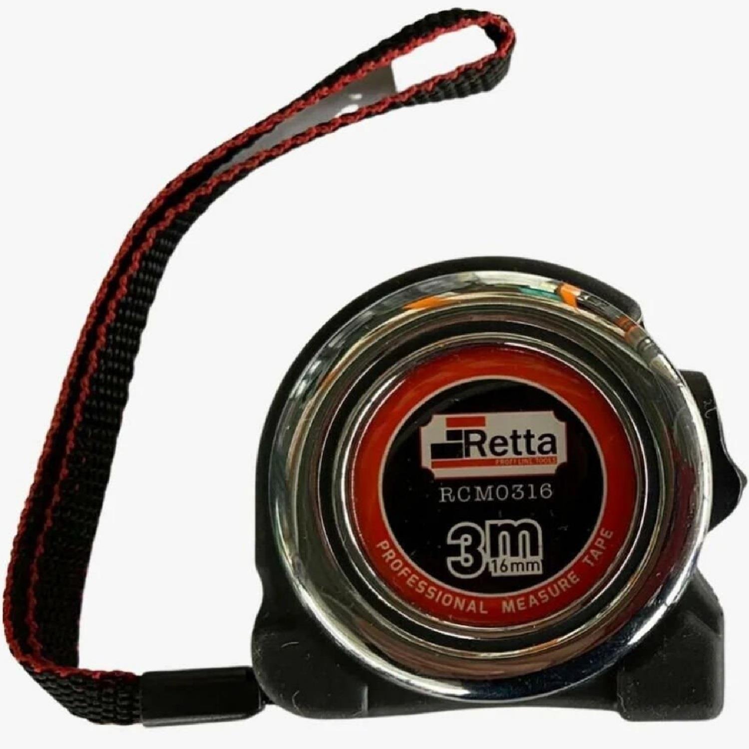 Retta 3 X 16  Çelik Şerit Metre-Rcm0316