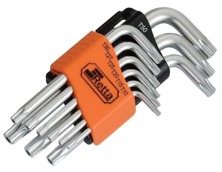 Retta Alyan 9Pç Delikli Torx Kısa-Rat7009