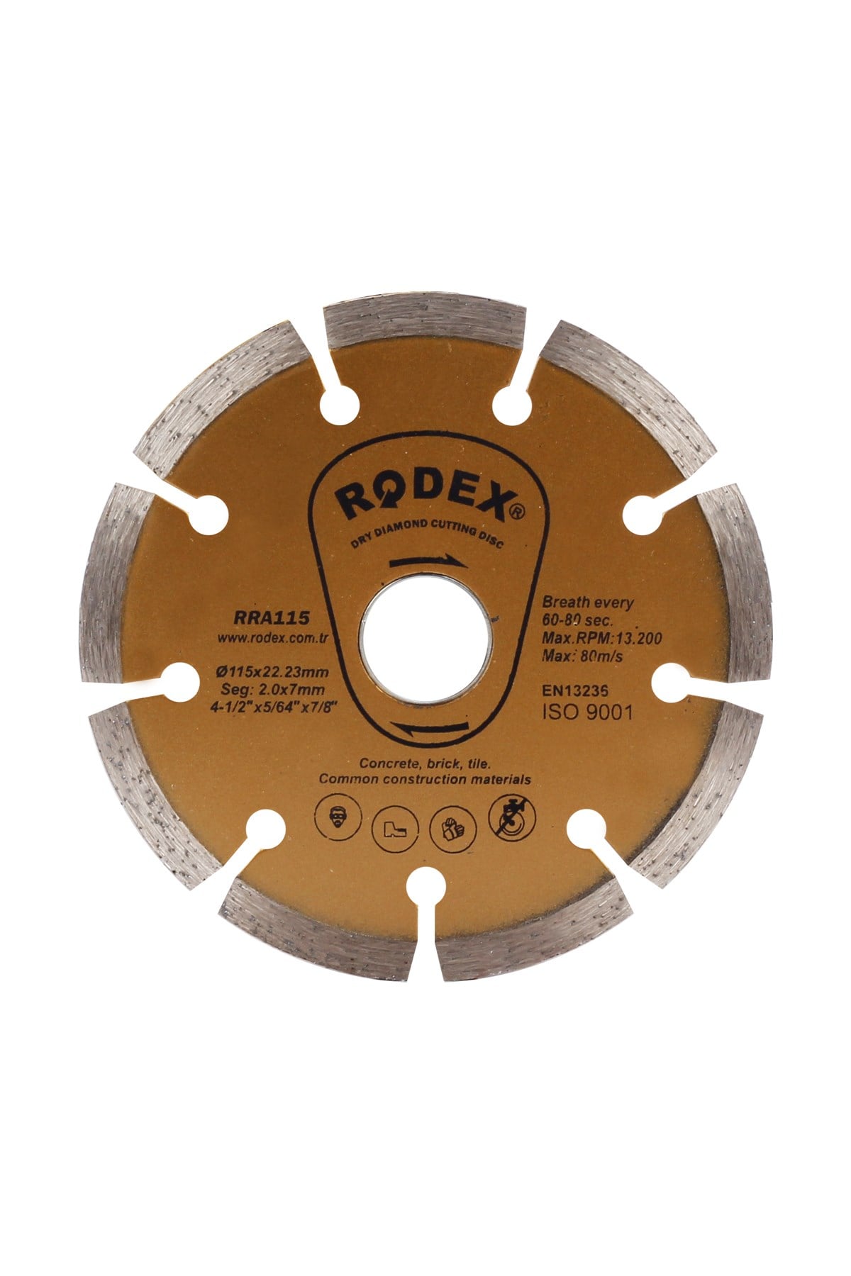 RODEX RRA115 SOKETLİ ELMAS TESTERE